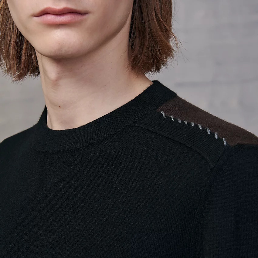 "Maxi sellier" crewneck sweater - 3
