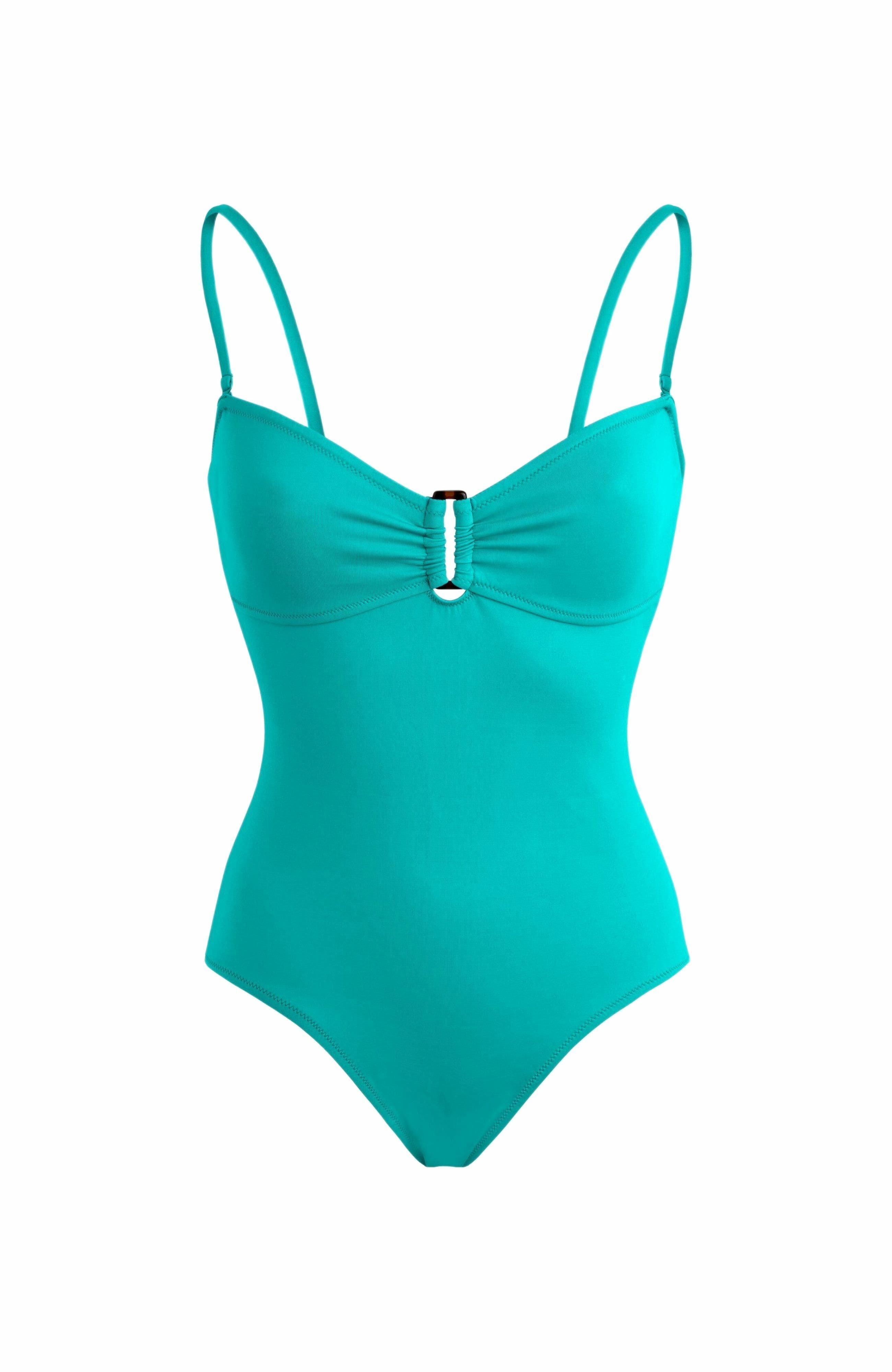 Vilebrequin Women's Solid Sculpt One-Piece Swimsuit in Vert Disco at Nordstrom - 2