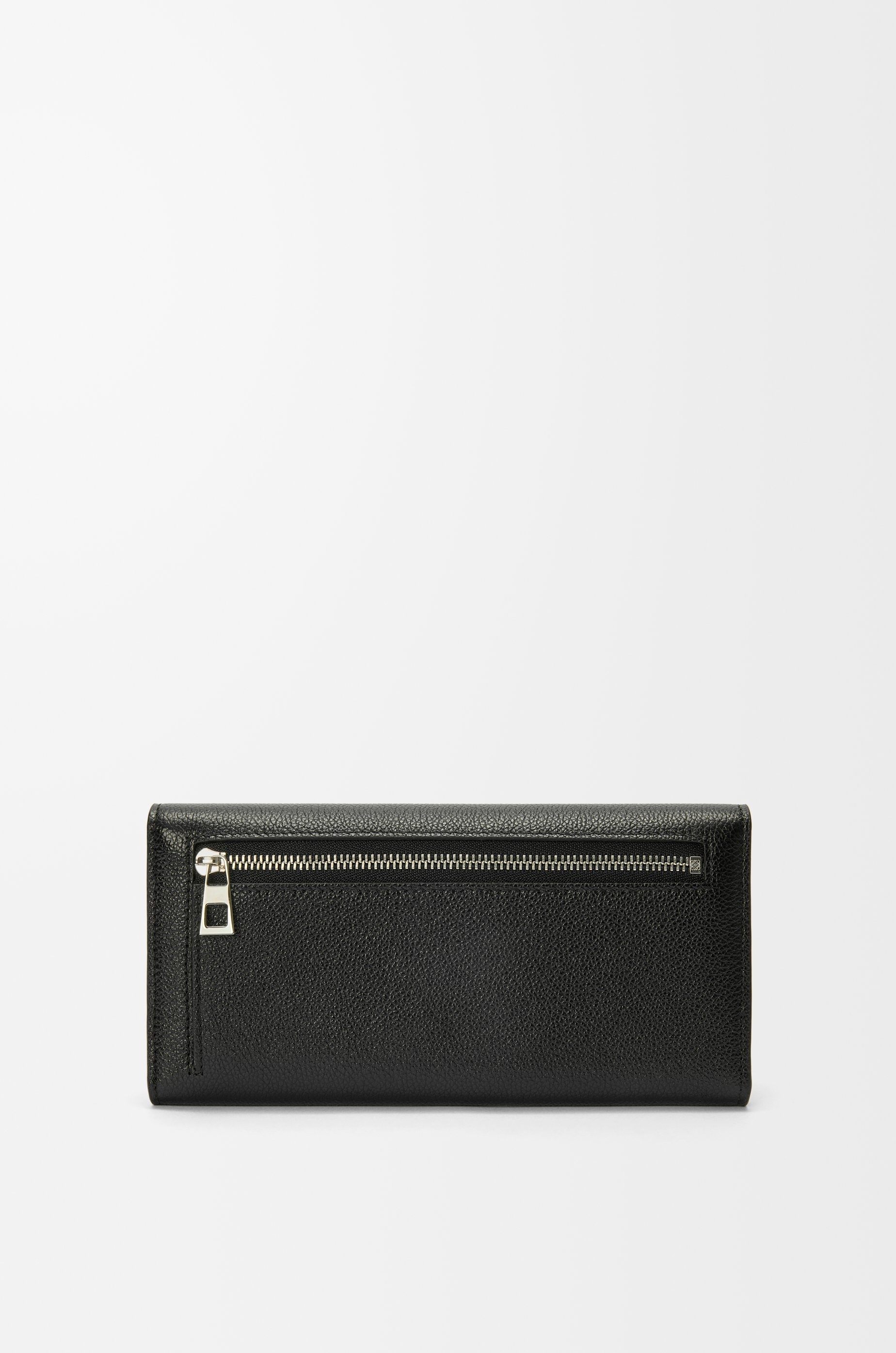 Pebble continental wallet in mini grain calfskin - 4
