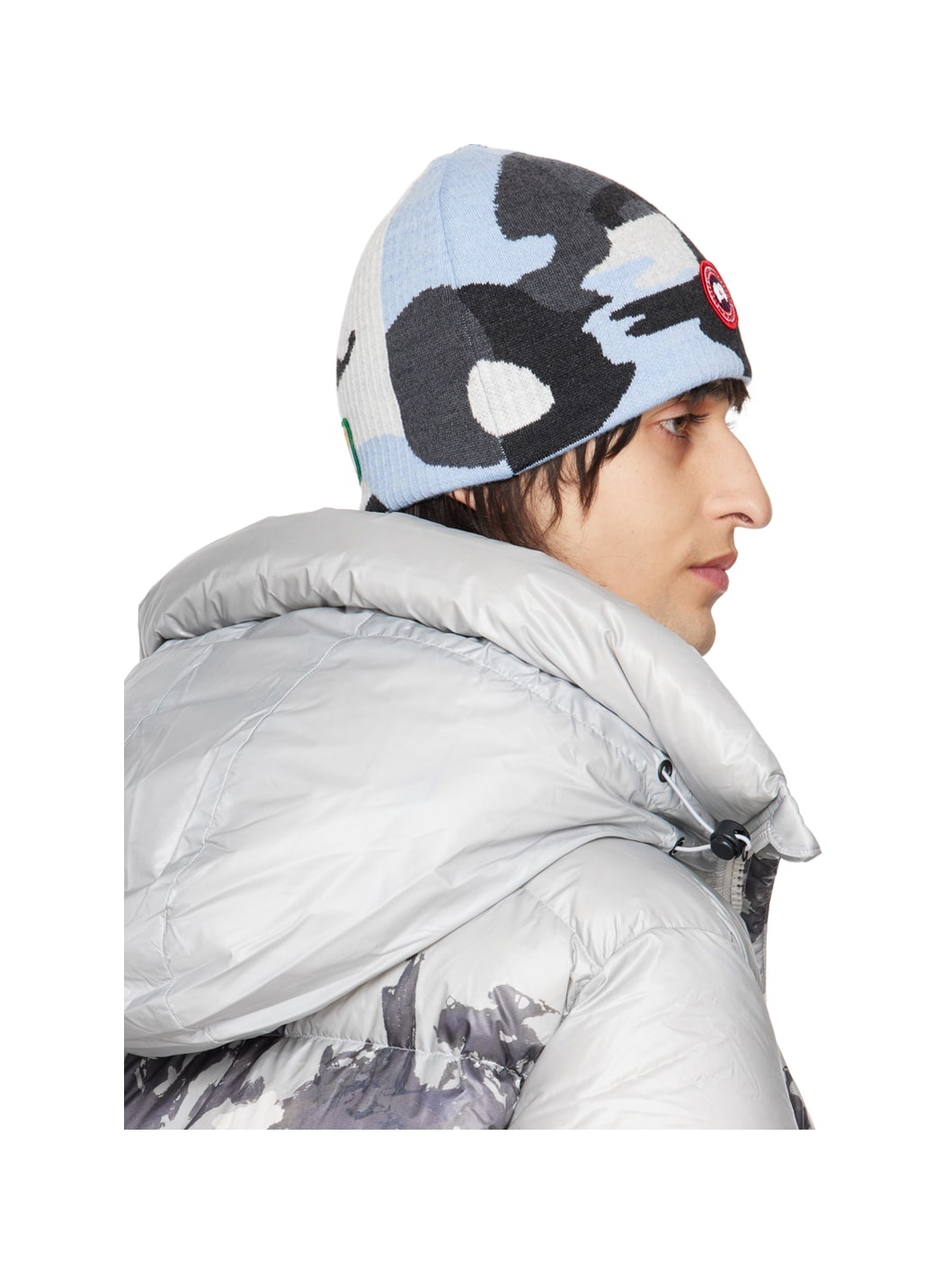 Blue & Gray Arctic Disc Beanie - 3