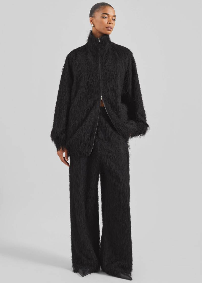 Baxter Fringed Track Pants - Black 5