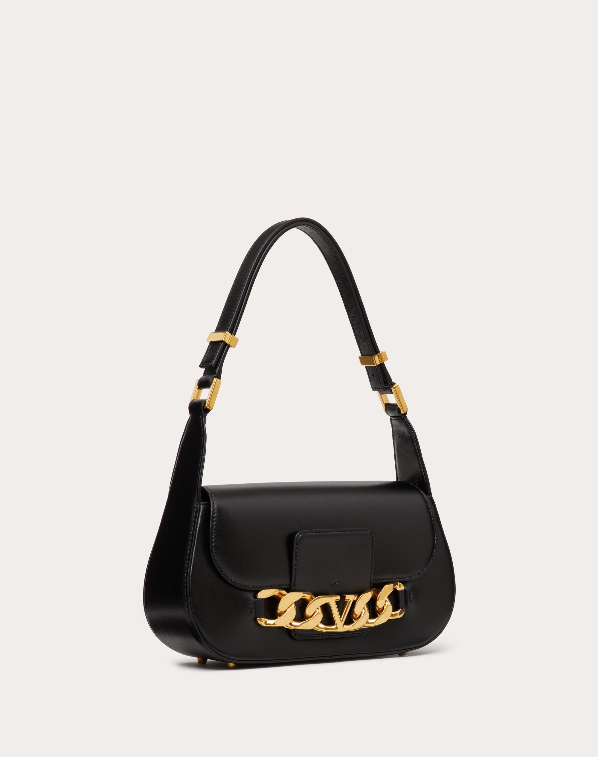 VLOGO CHAIN SHOULDER BAG IN CALFSKIN - 2