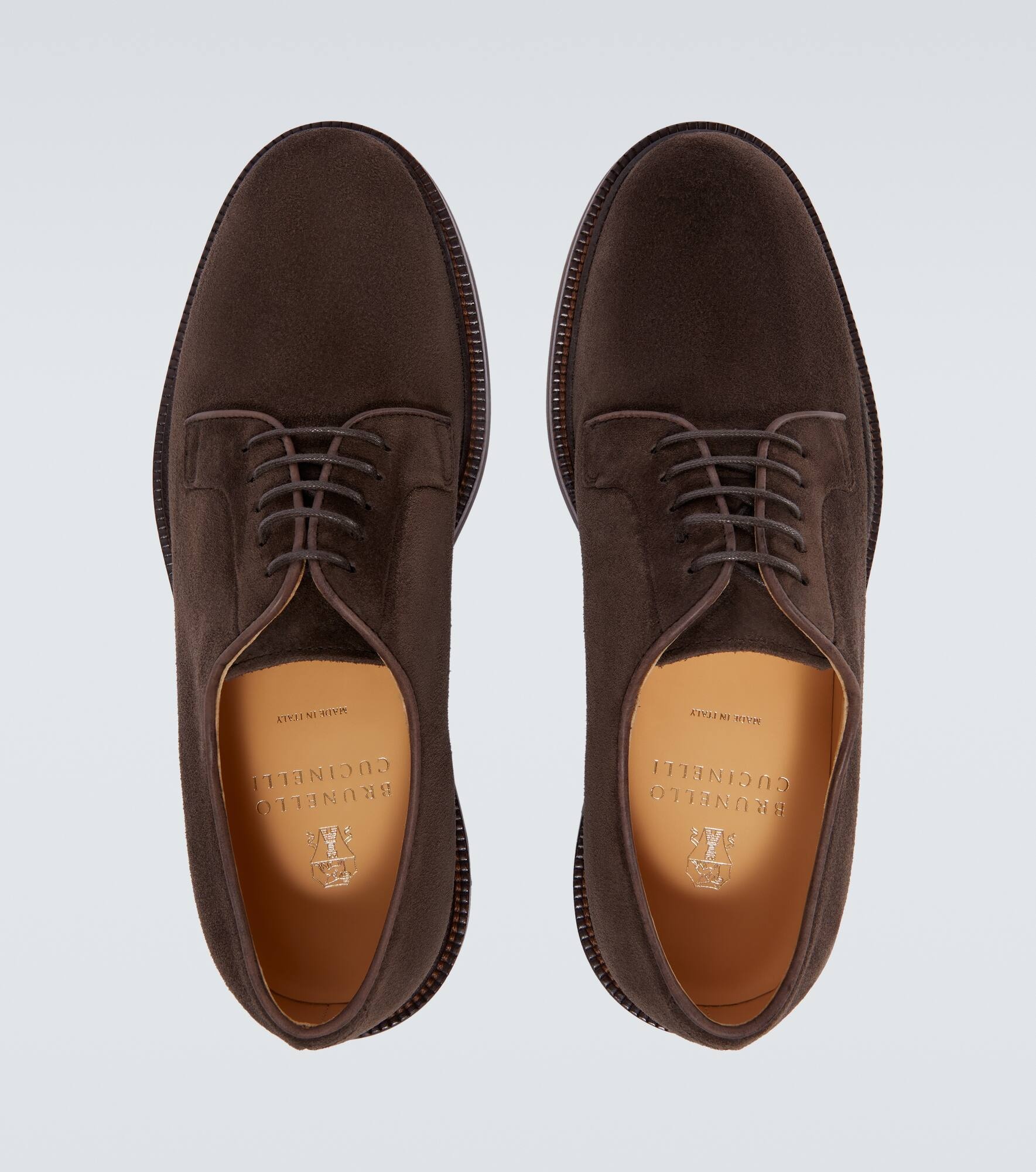 Suede Derby shoes - 4