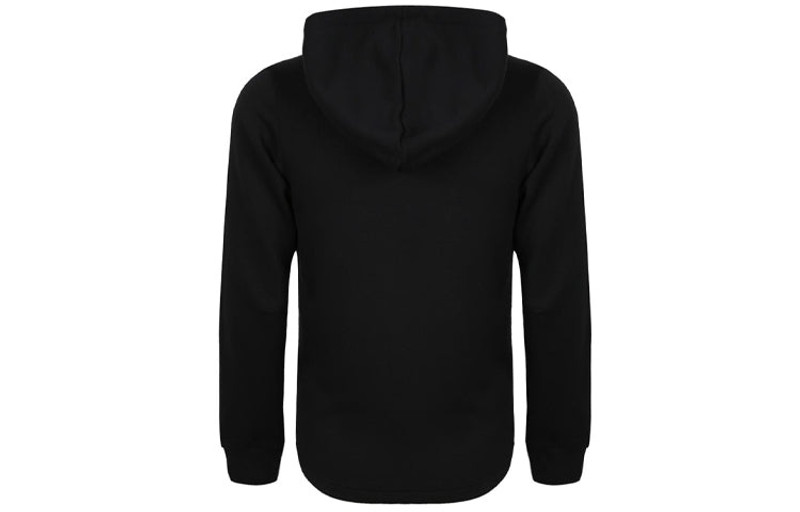 adidas adidas Printing Sports Fleece Lined hooded Knit Jacket Black DQ1455 outlook