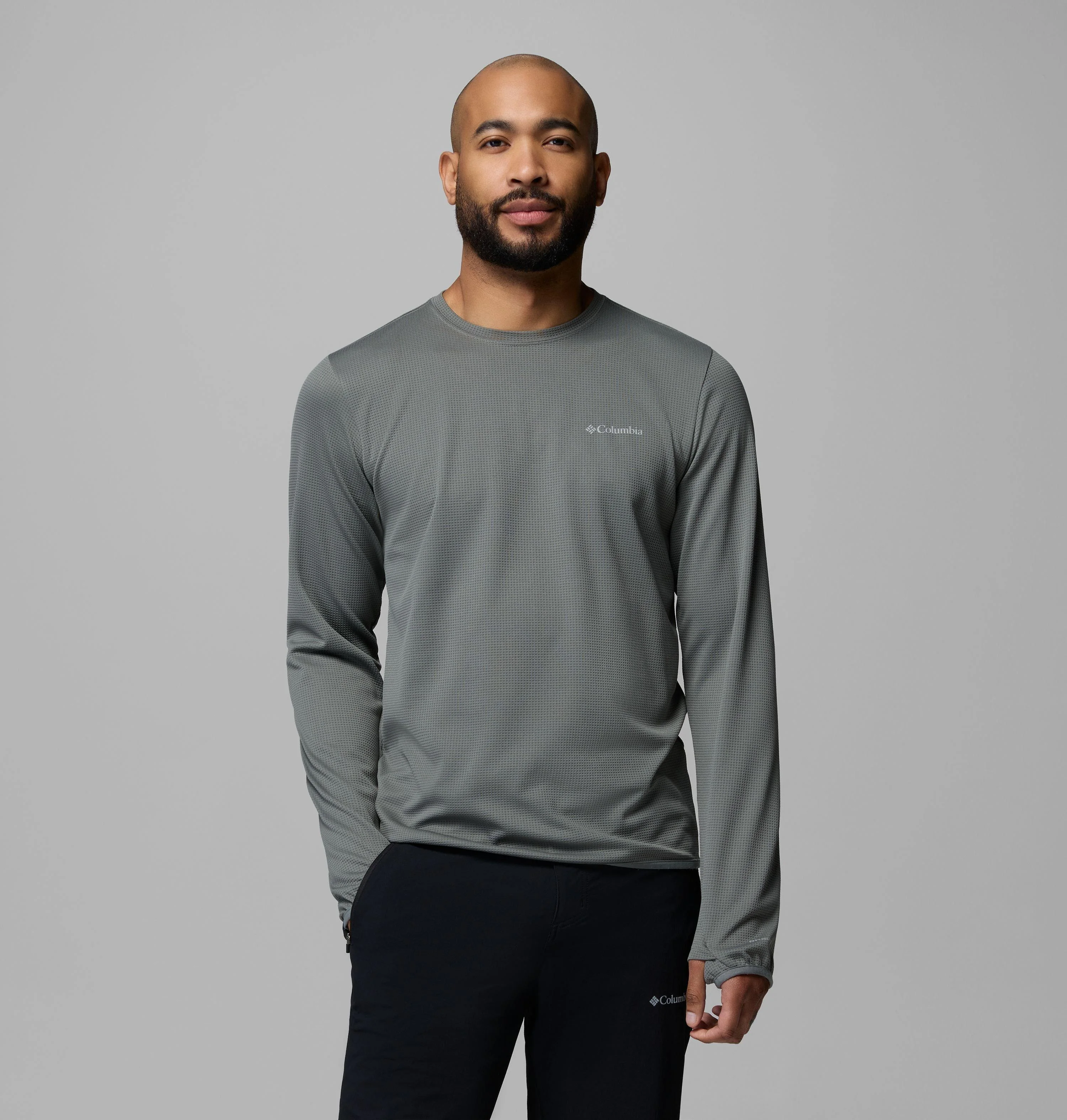 Men's Tech Trail Utility Warm Long Sleeve Crew Shirt - 1