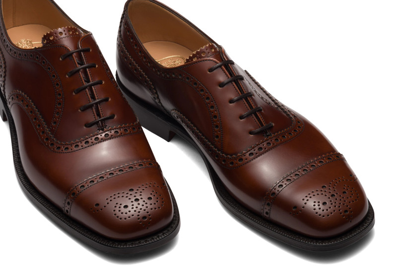 Fairstead
Bookbinder Fume Square Toe Oxford Brogue Tabac 4