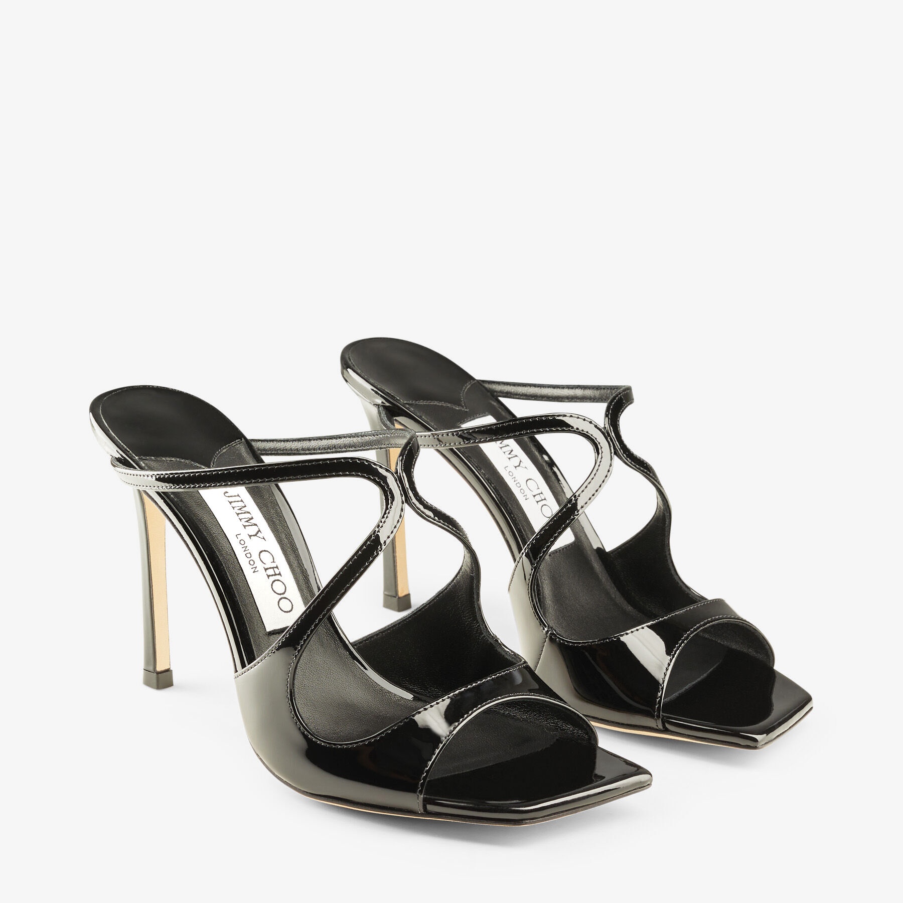 Anise 95
Black Patent Leather Mules - 2