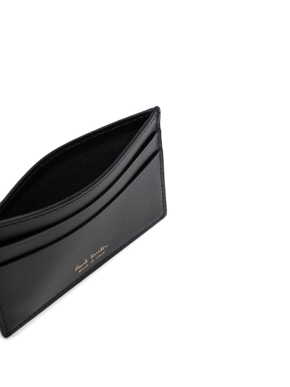 logo-print leather cardholder - 3