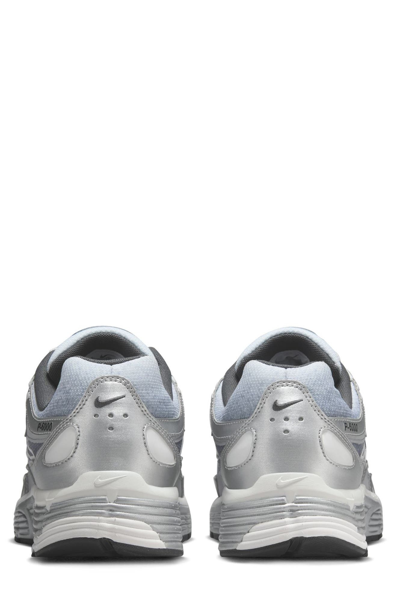 Nike P-6000 Sneaker in Metallic Silver/Summit White at Nordstrom - 5