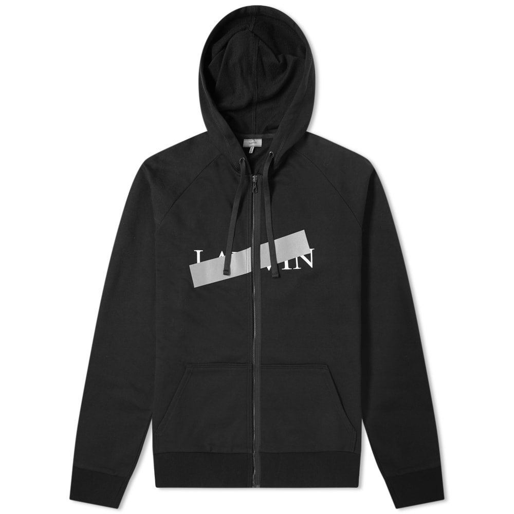 Lanvin Bar Logo Zip Hoody - 1