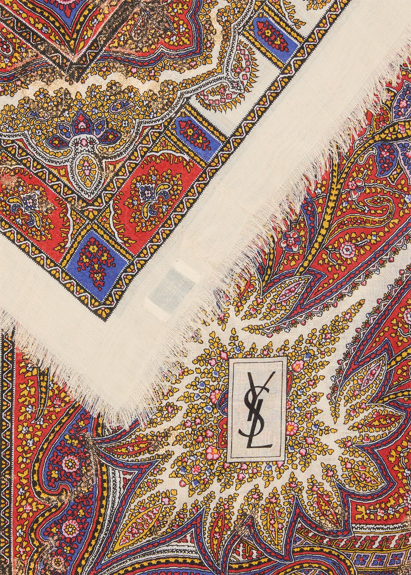 Vintage Paisley Cashmere-Blend Scarf - 4