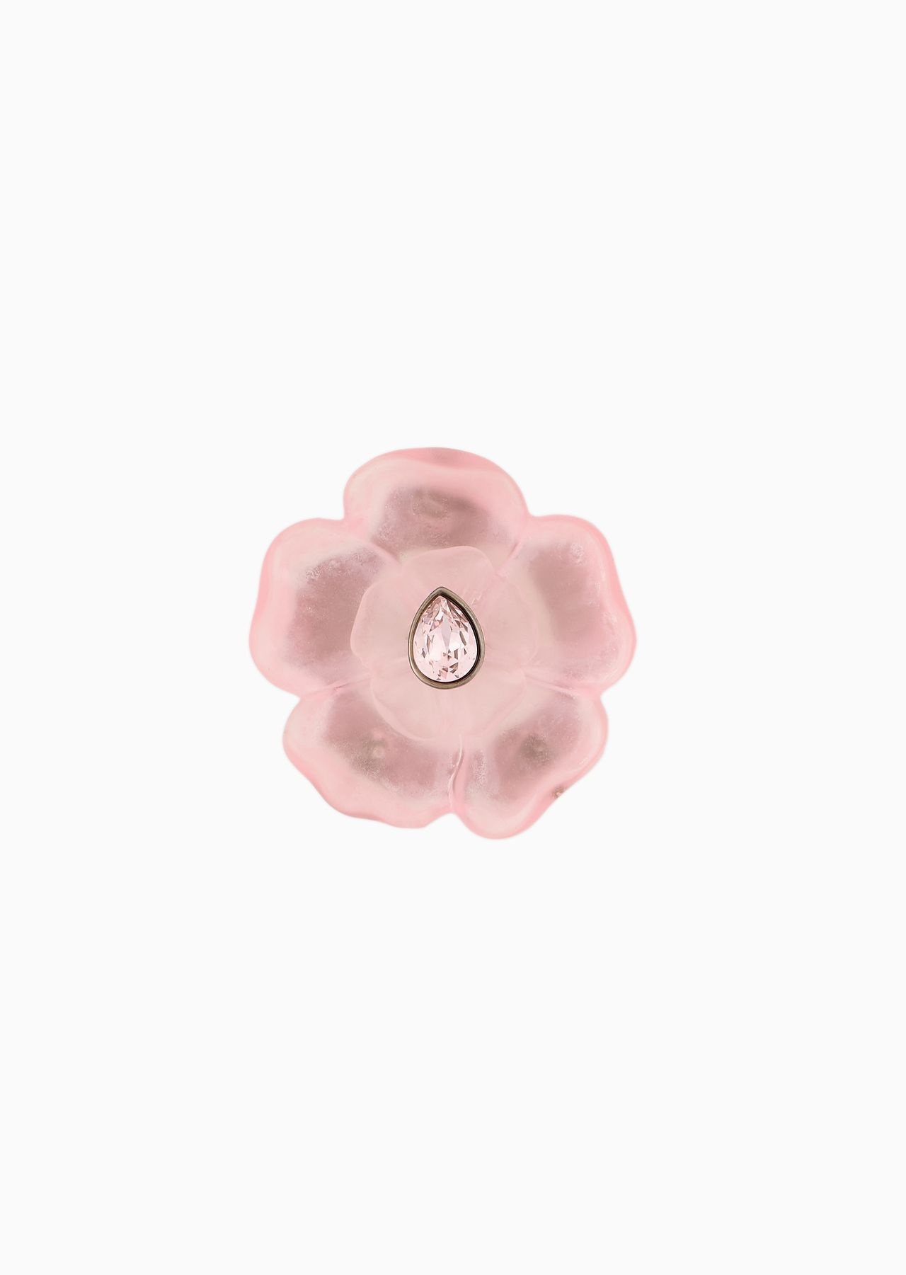 Resin flower brooch - 1