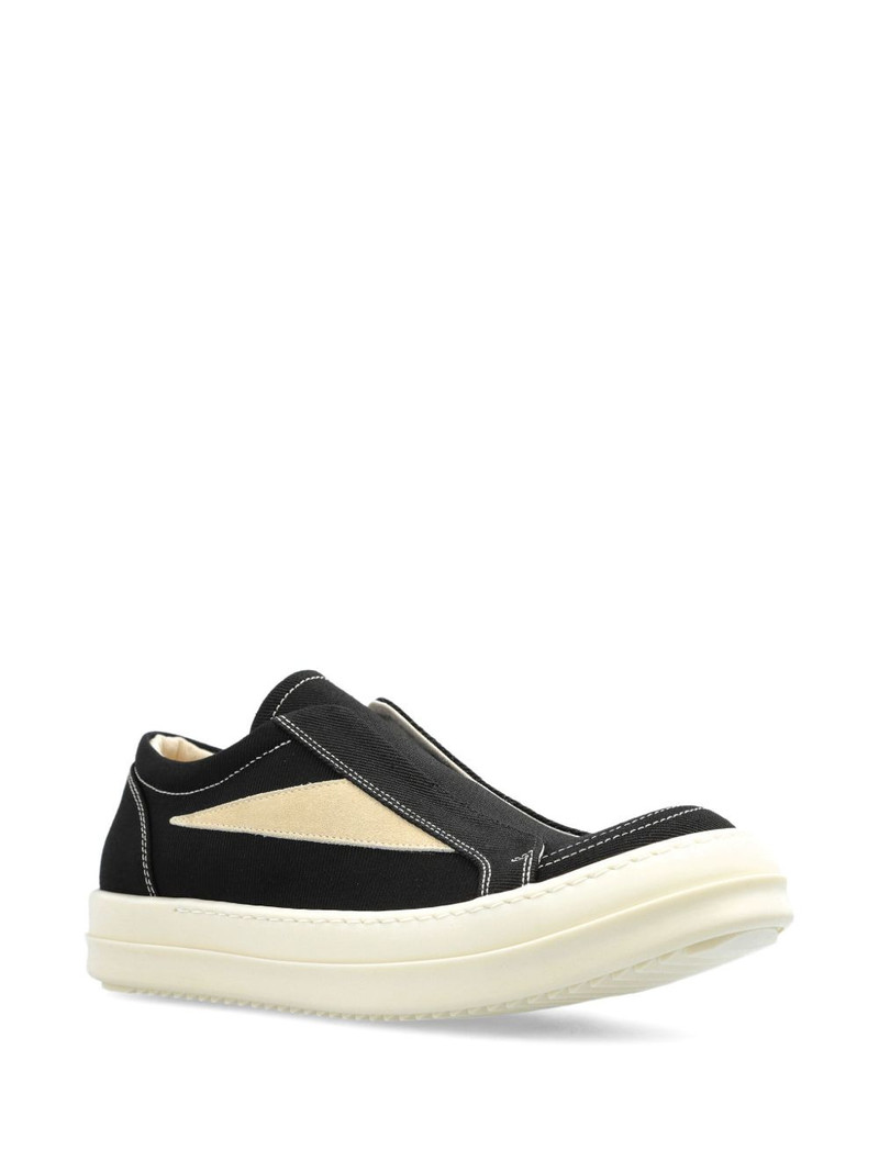 Rick Owens DRKSHDW panelled slip-on sneakers outlook