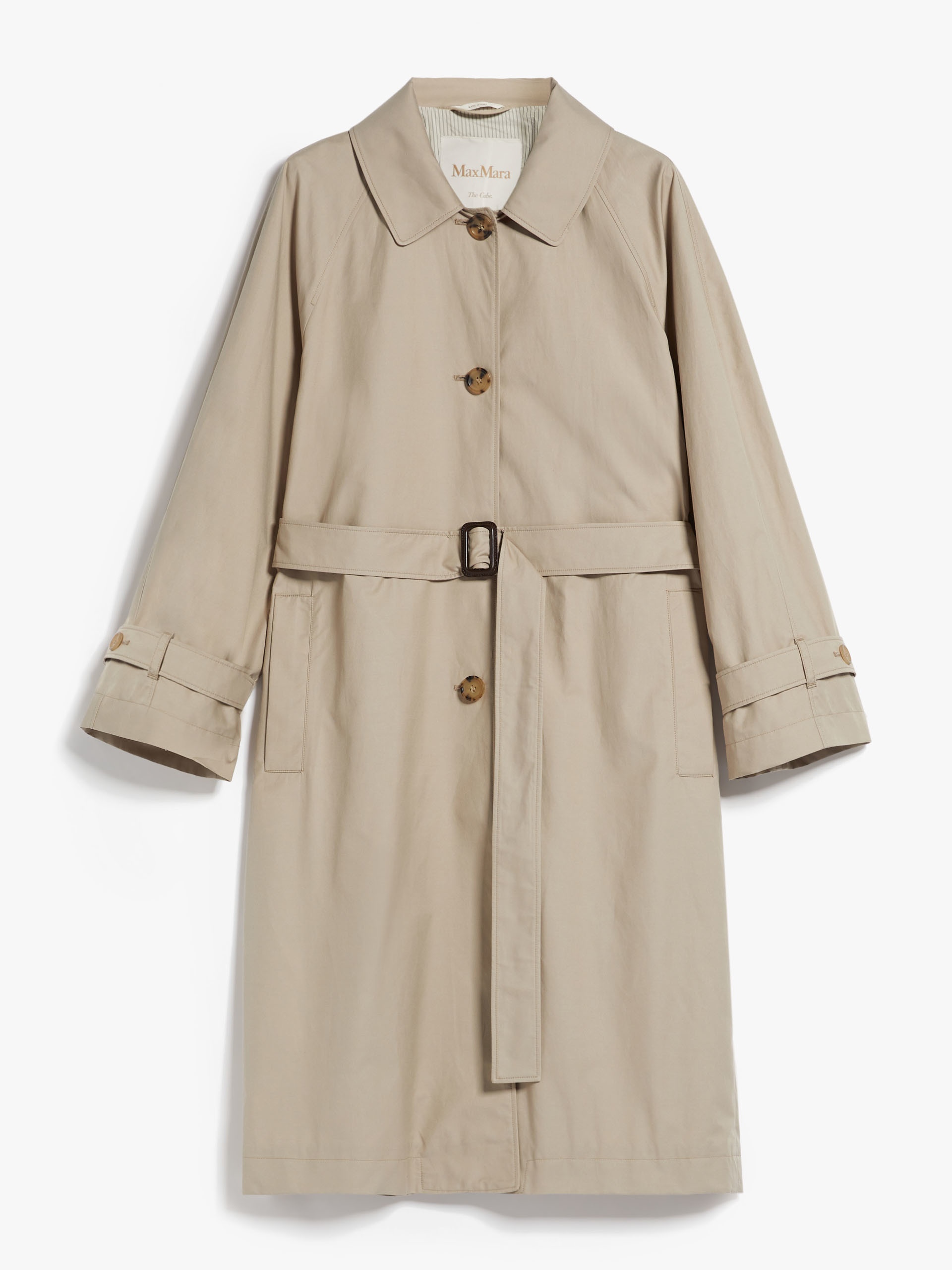 トレンチコート single-breasted trench coat in water-resistant twill Max Mara FTRENCH Single-breasted trench coat in water