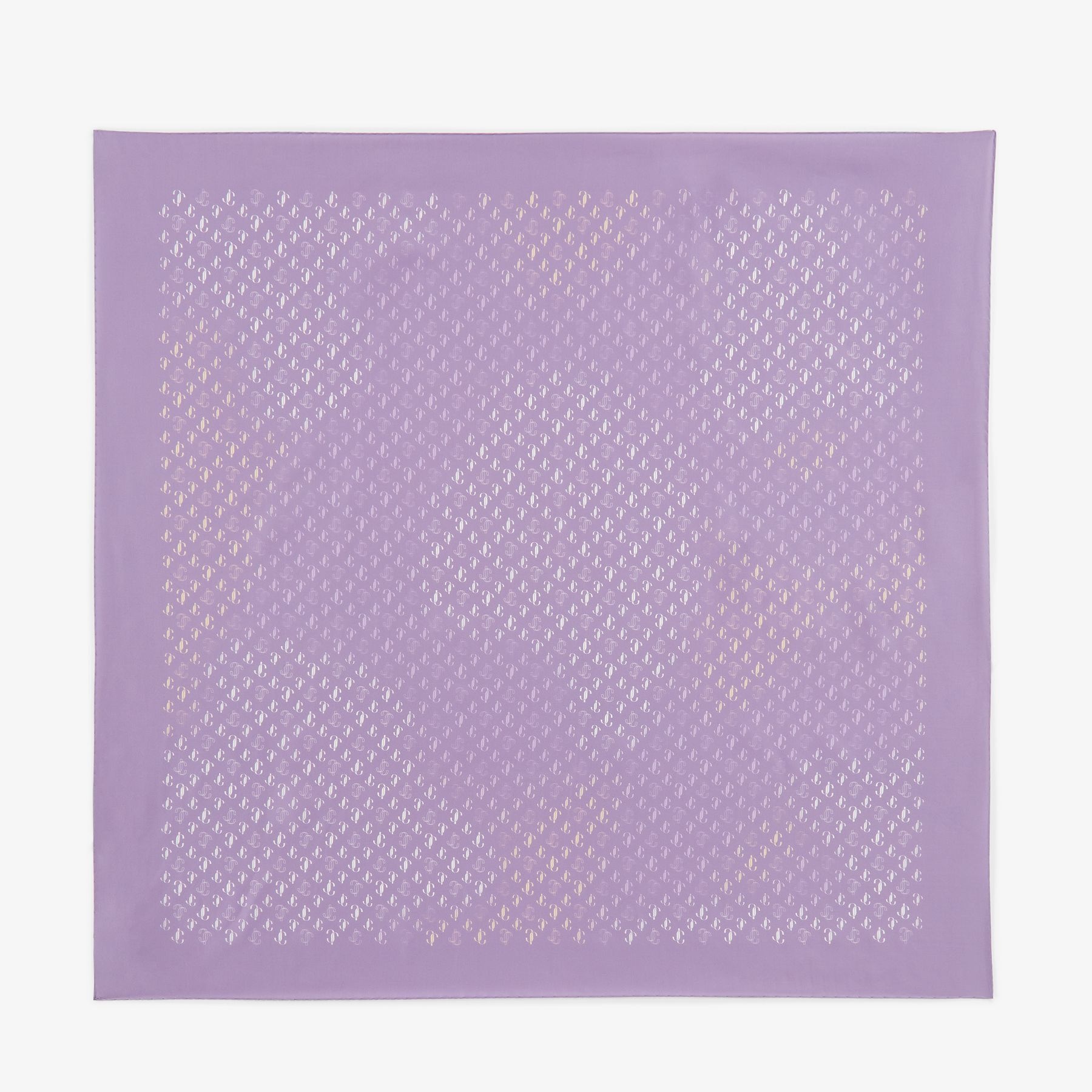 Reta
Wisteria JC Monogram Printed Silk Foulard - 2