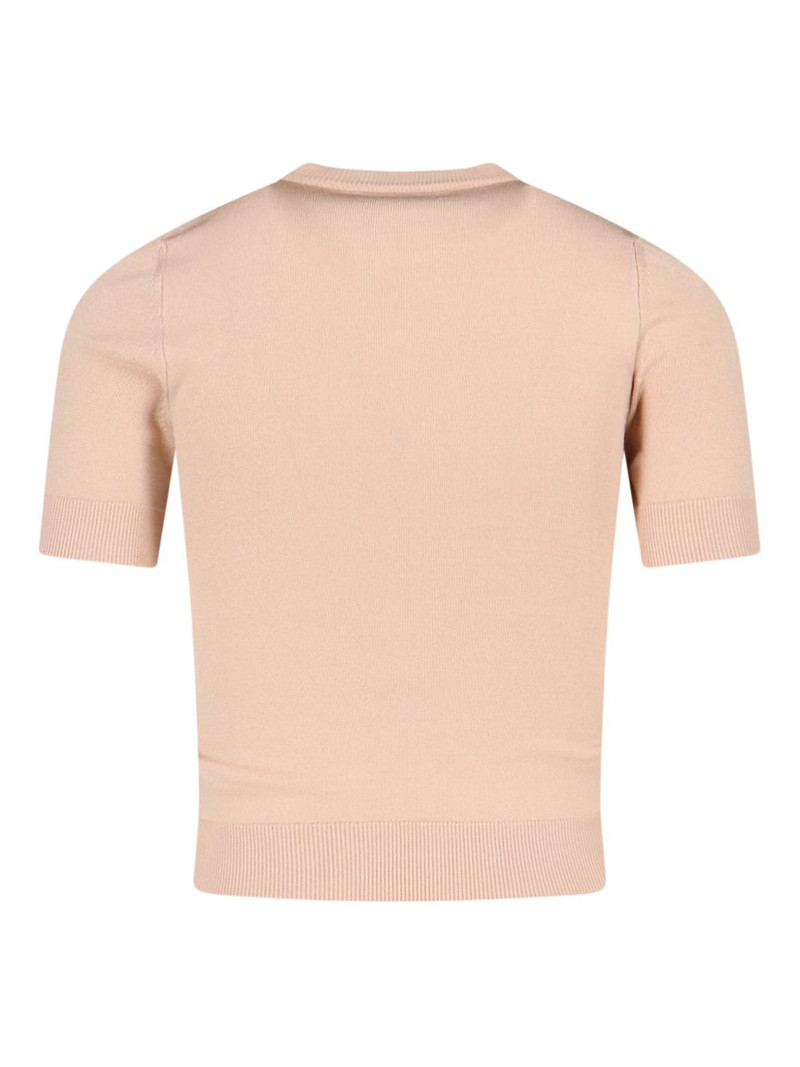 Marine Serre Moon-logo short-sleeved top outlook