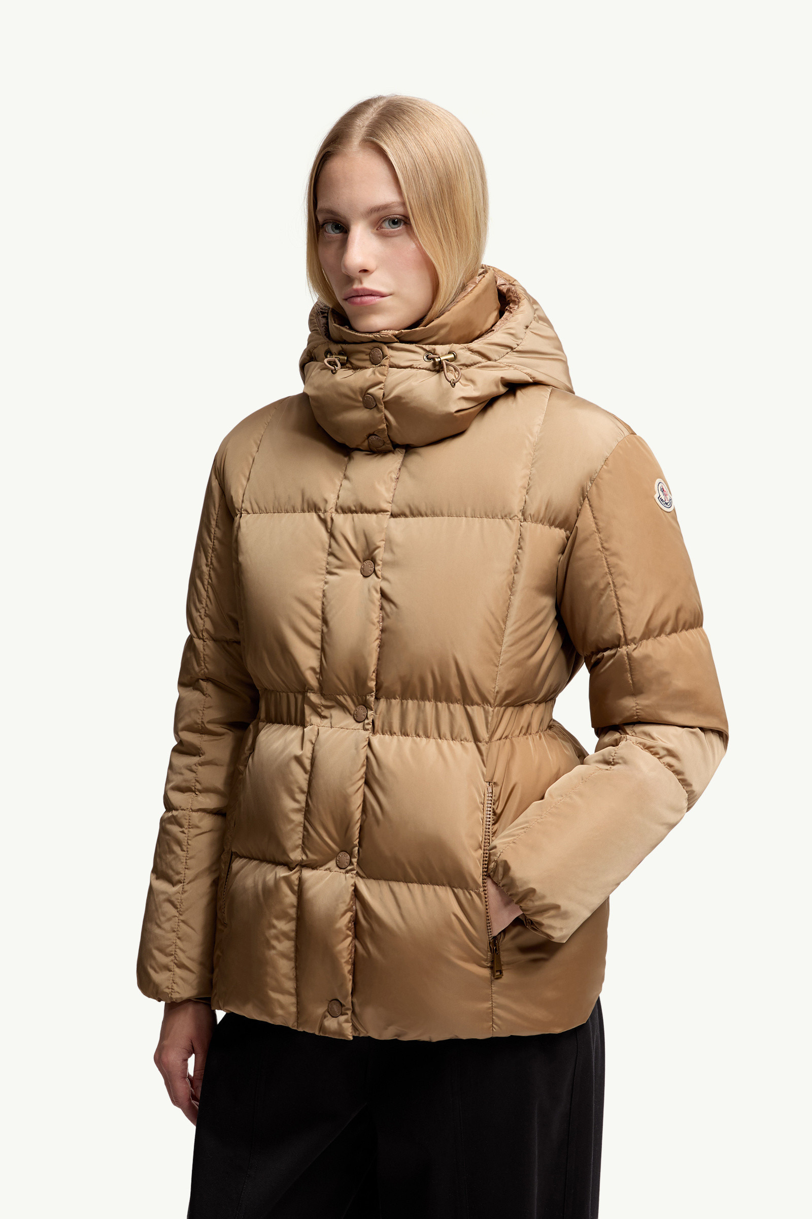 Agneux Square-Quilted Hooded Short Down Jacket - 3