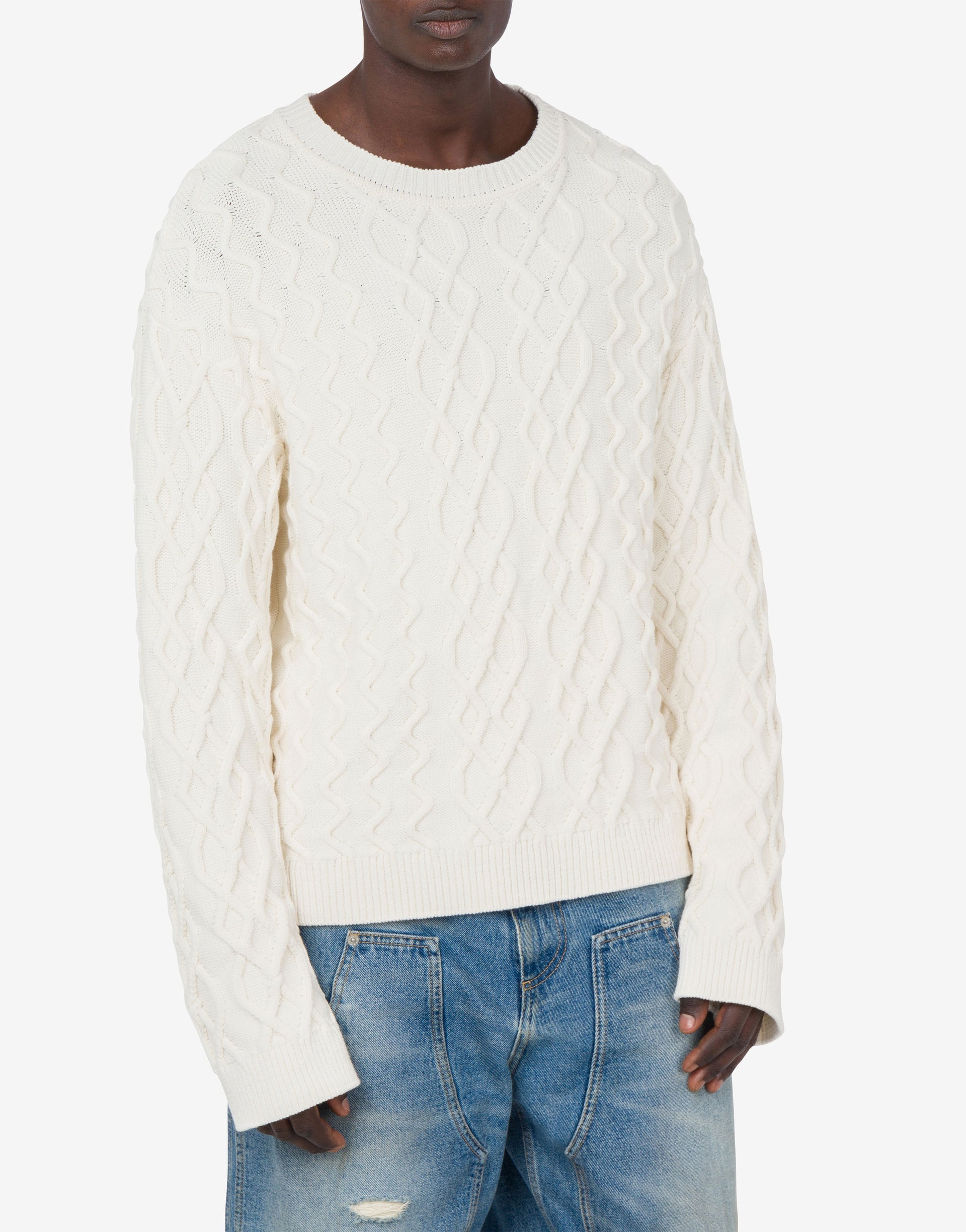 ORGANIC COTTON BLEND PULLOVER - 1