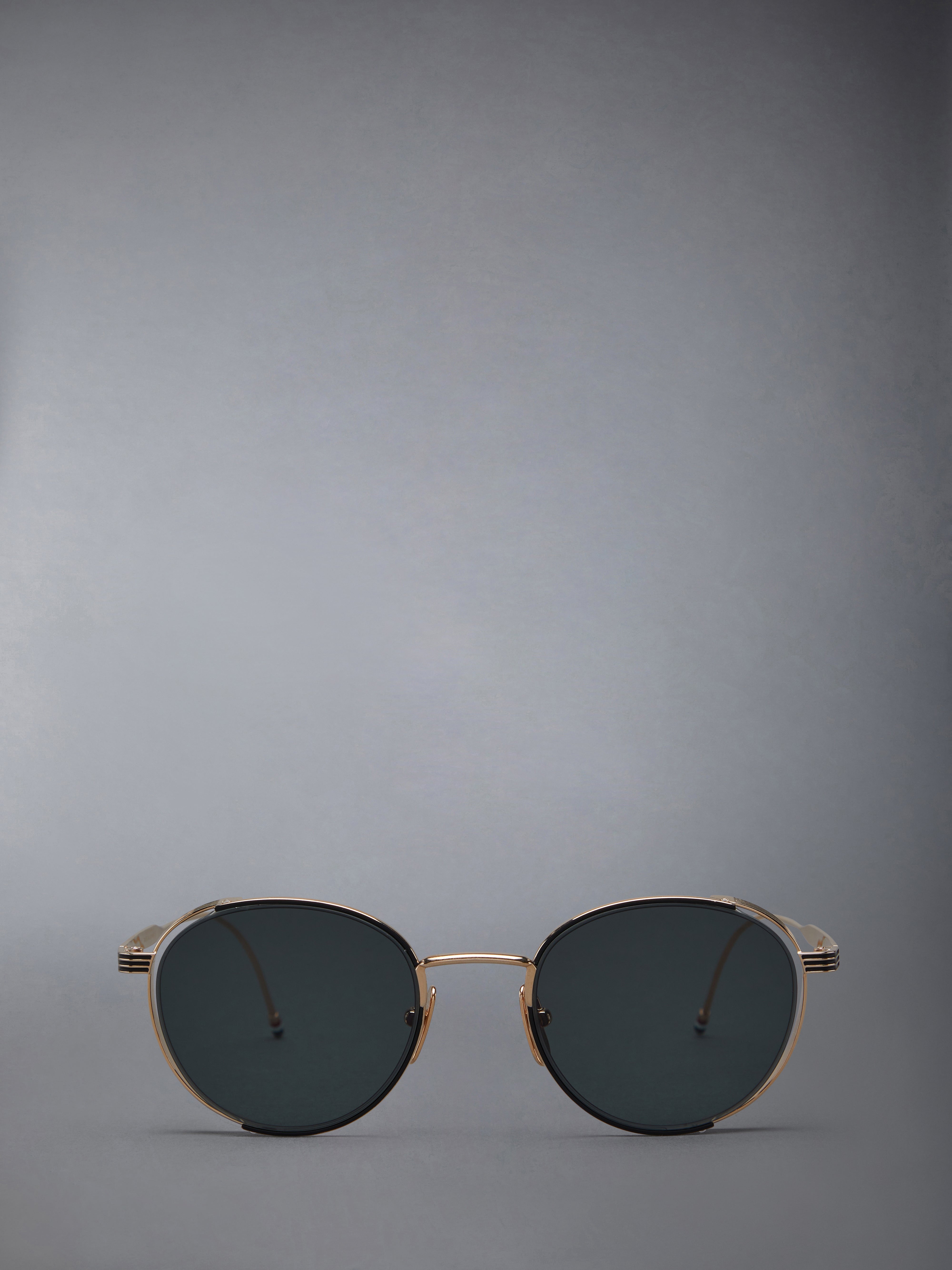 TITANIUM ROUND SUNGLASSES - 1