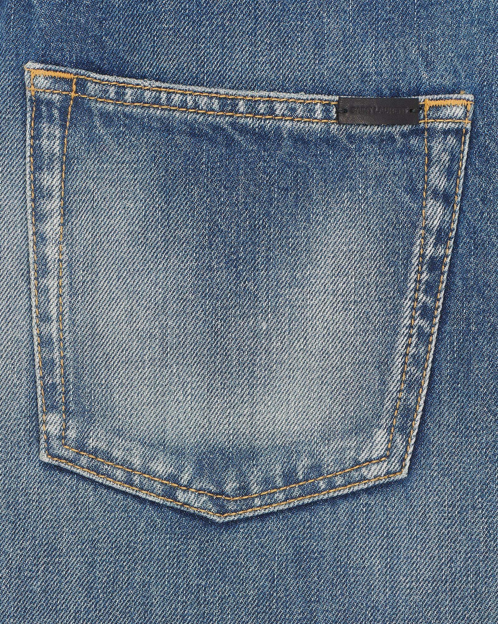 mid-rise straight-leg jeans - 7