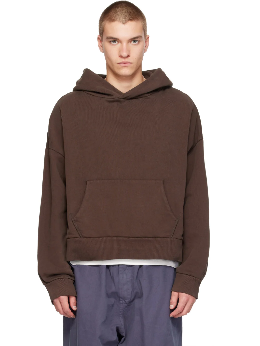 Brown Heavy Hoodie - 1