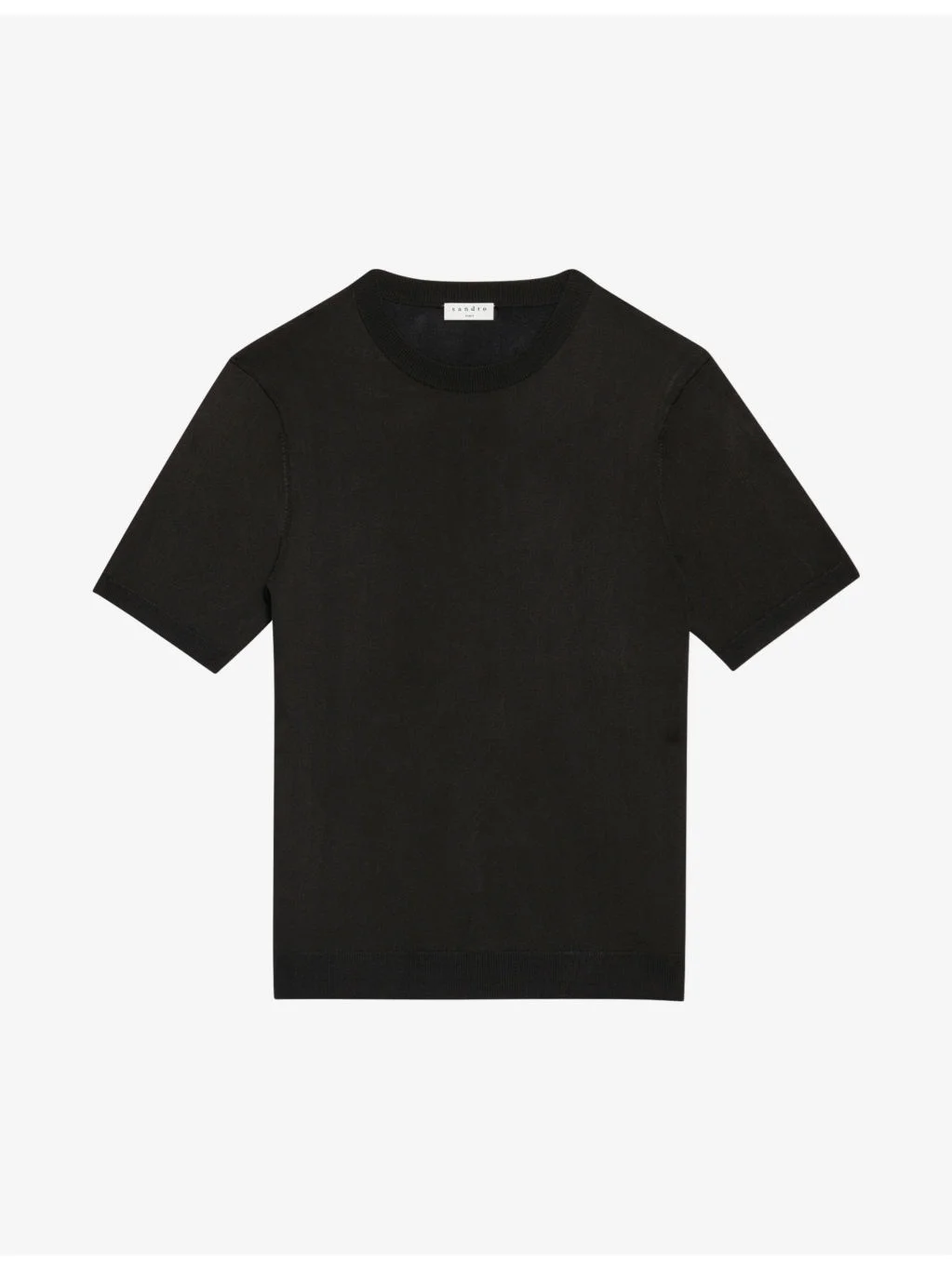 Crewneck classic-fit knitted T-shirt - 1