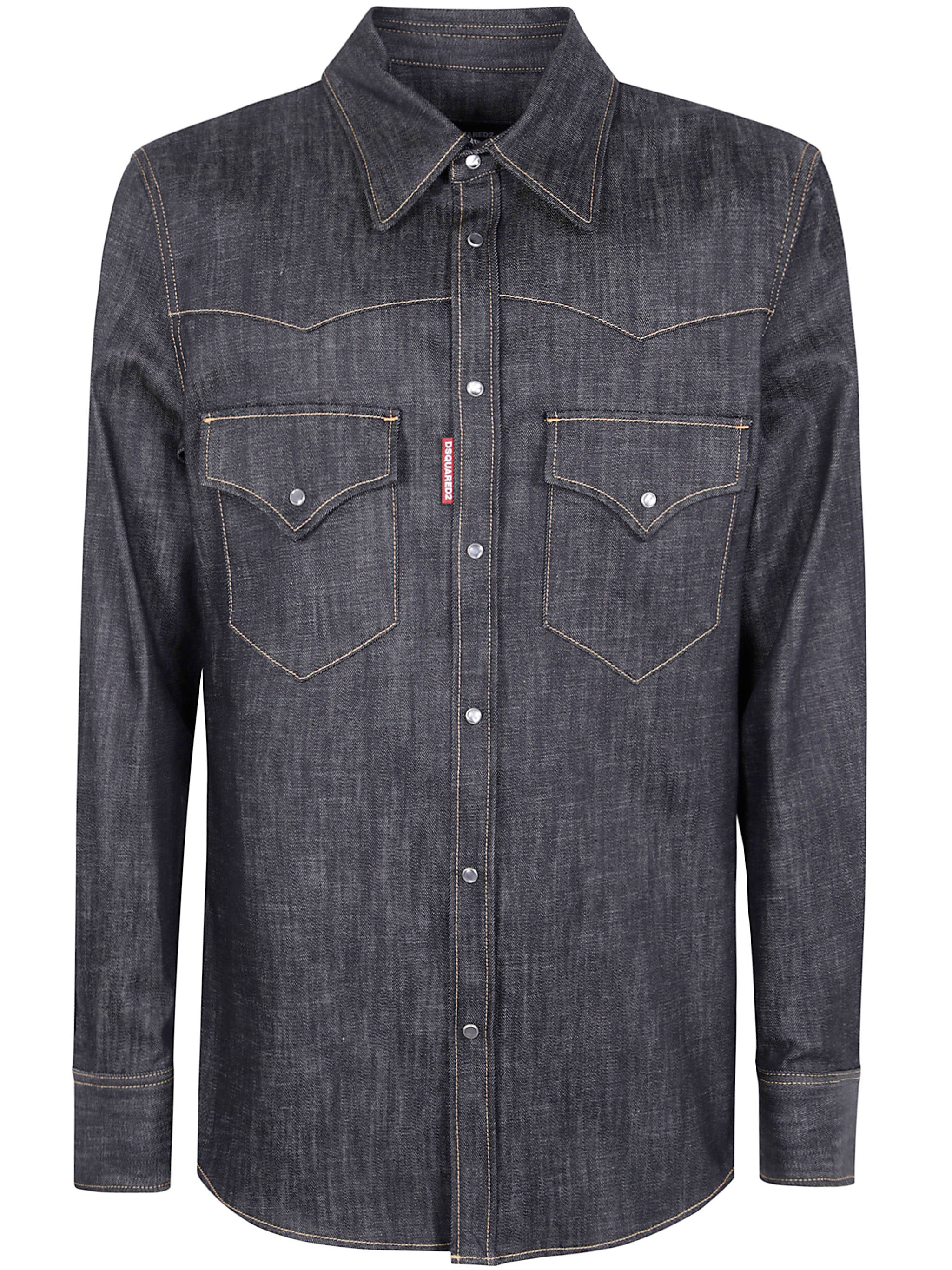 Dsquared2 Men Fashion Western Shirt - 3