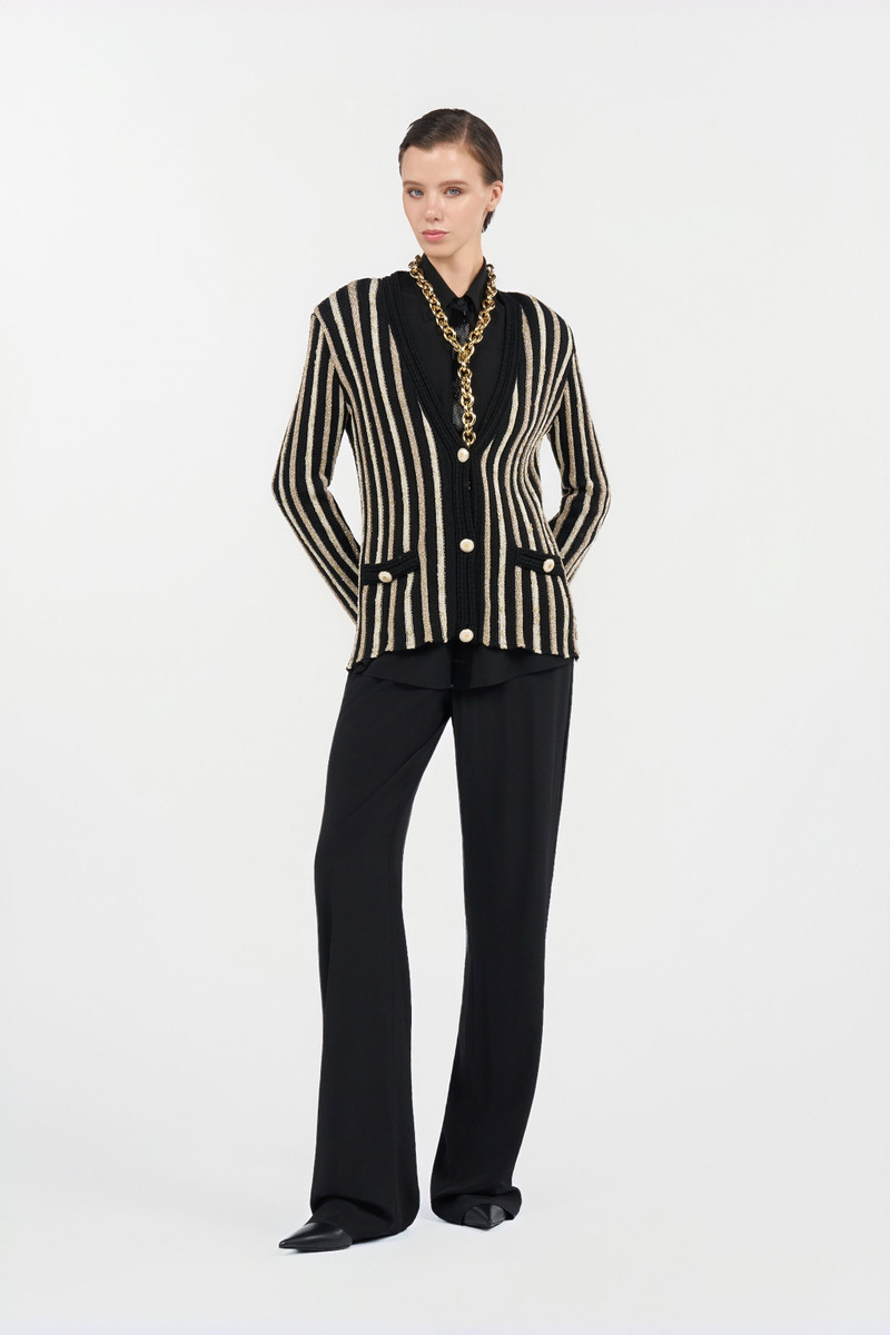 Roberto Cavalli Silk palazzo trousers outlook