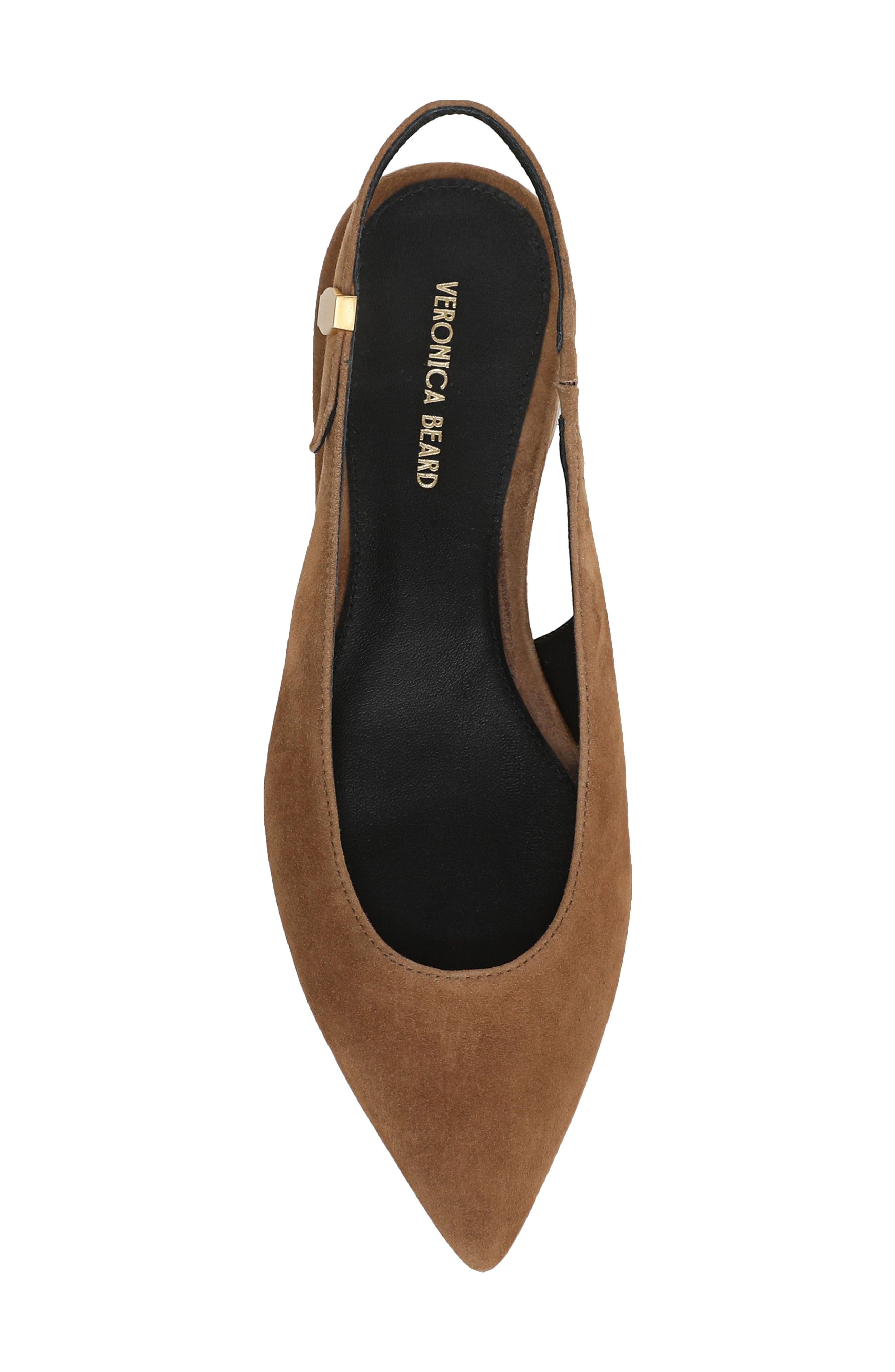 Veronica Beard Shina Slingback Pointed Toe Flat in Hazelwood at Nordstrom - 5