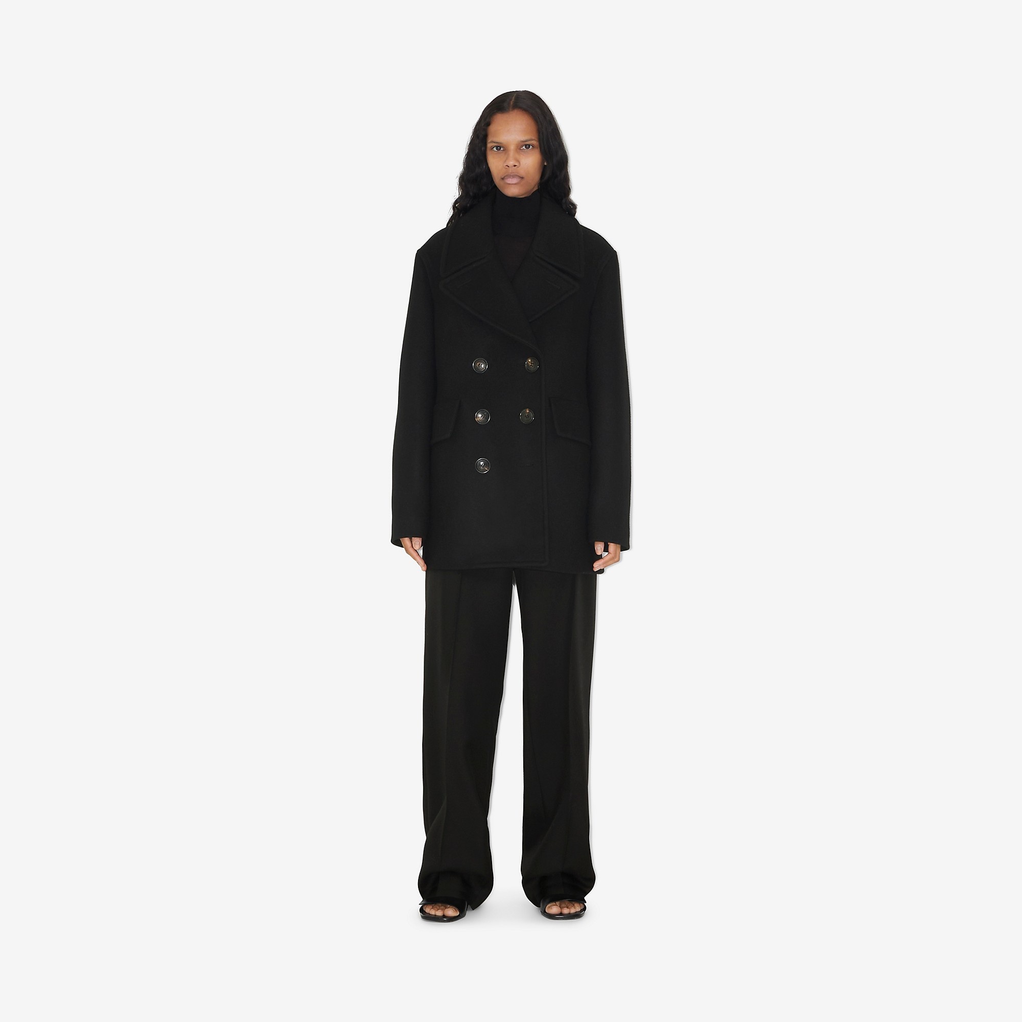 Wool Pea Coat - 2