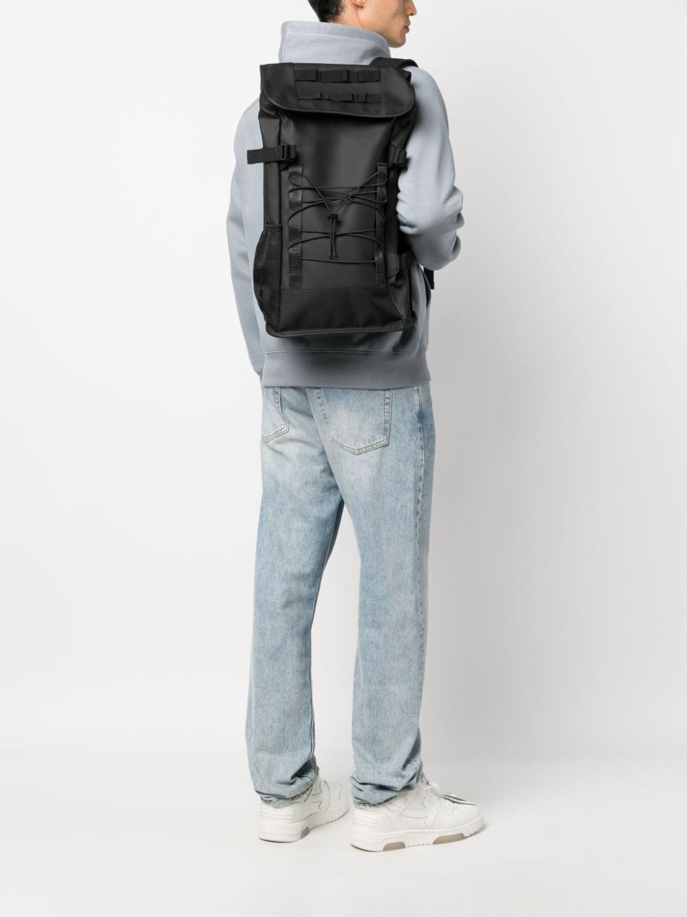 logo-strap buckle-fastening backpack - 2