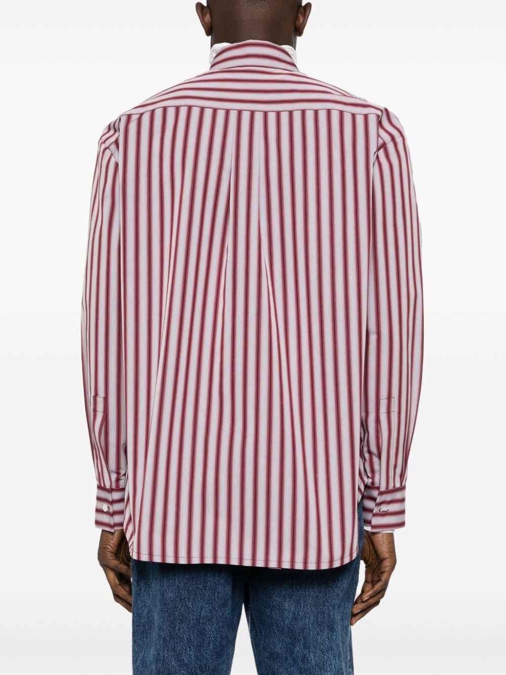 striped cotton shirt - 4