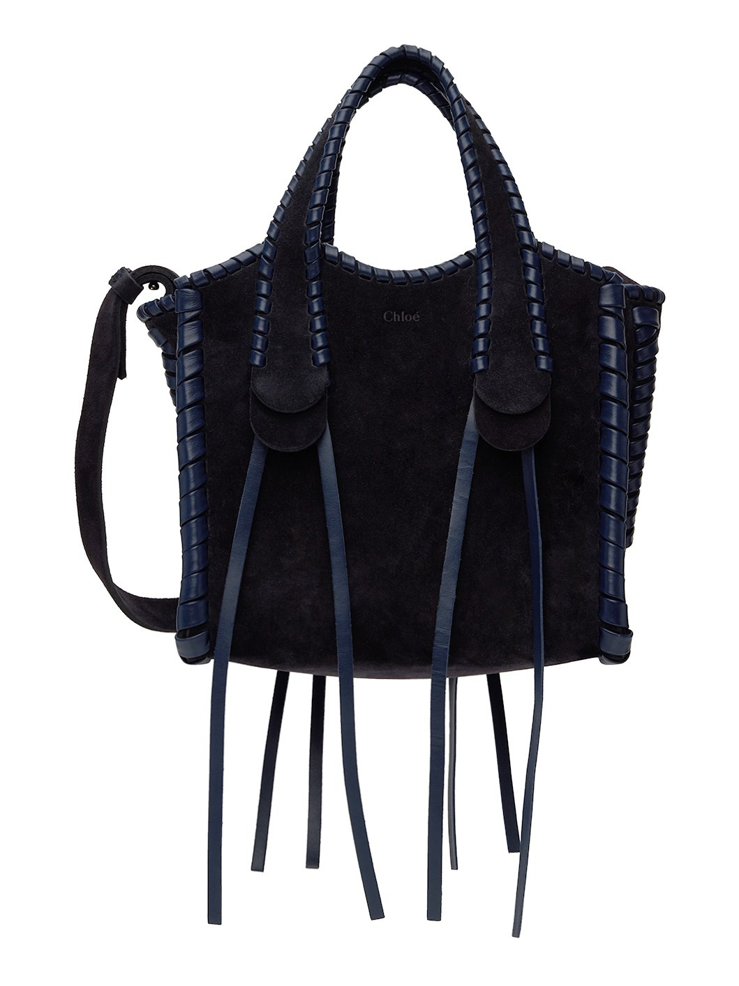 Navy Small Mony Tote - 1