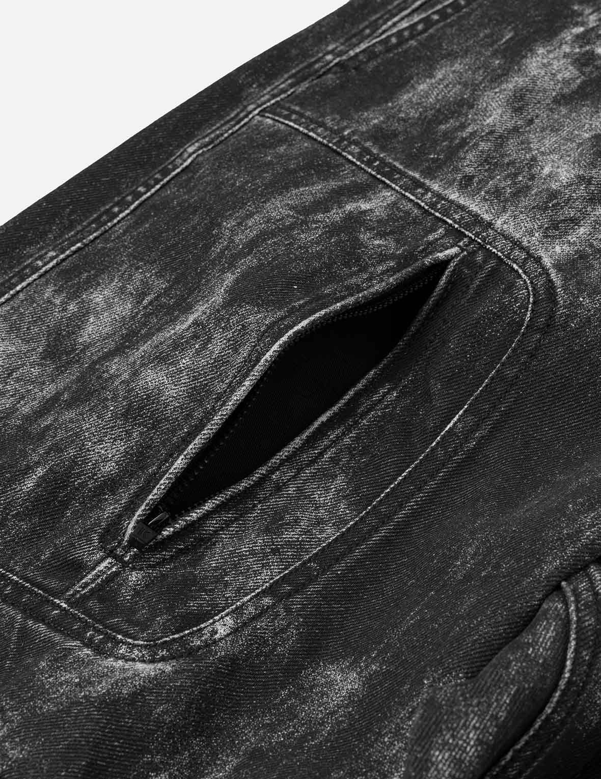 Allover Hand-painted Pattern Print Regular Fit Pants - 9