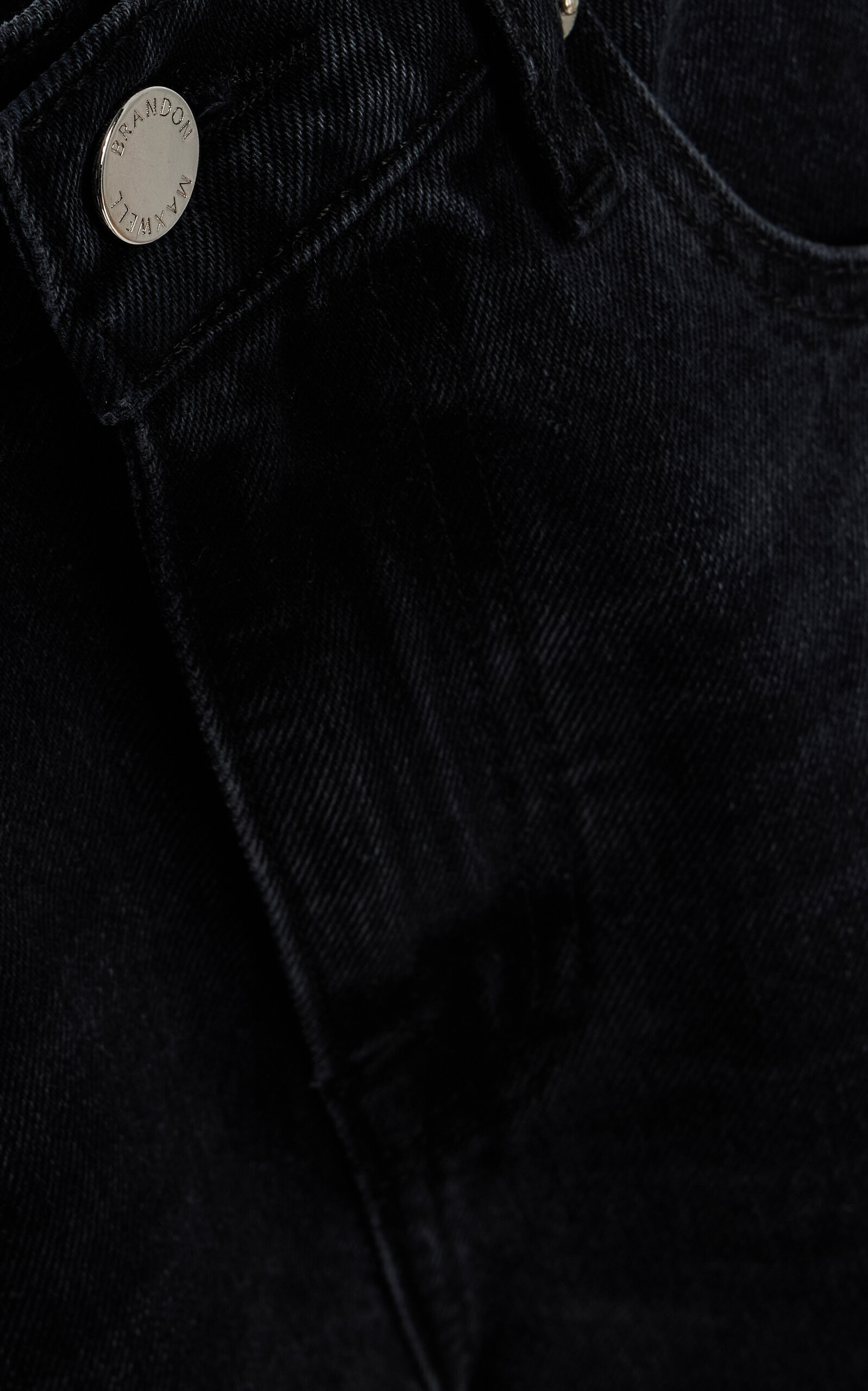The Callan Mid-Rise Wide-Leg Jeans black - 6