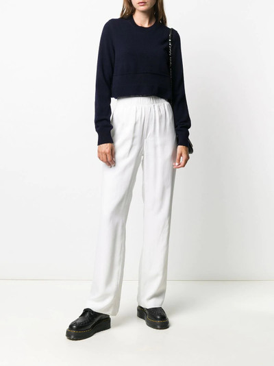 Comme des Garçons Comme des Garçons cropped wool jumper outlook