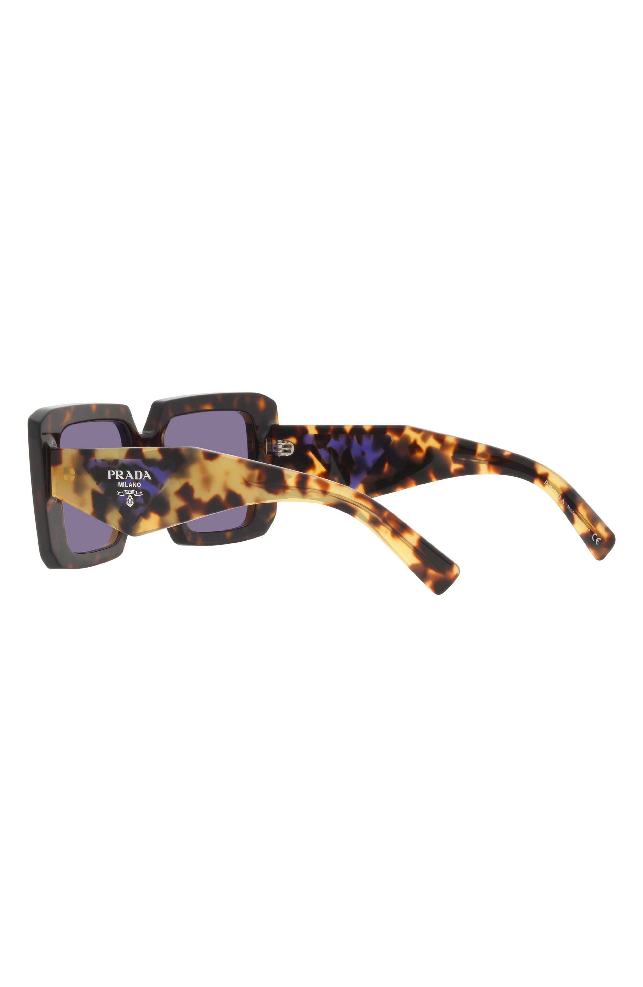 51mm Tortoise Square Sunglasses - 4