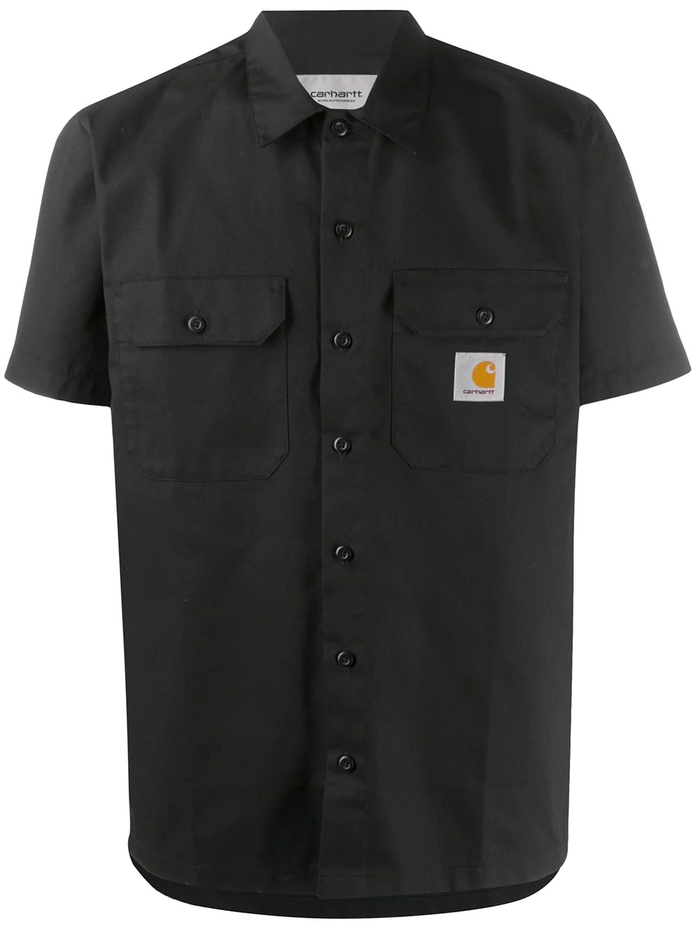 logo-patch shortsleeved shirt - 1