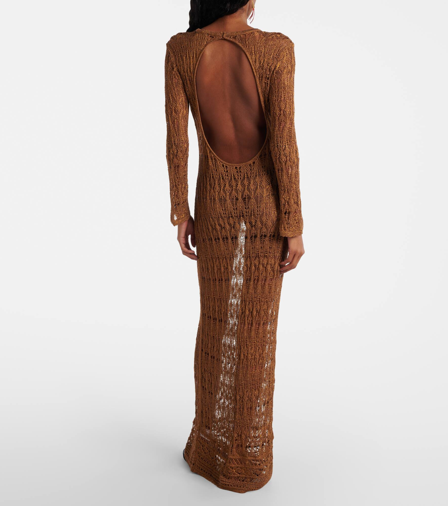 Paloma sheer maxi dress - 3