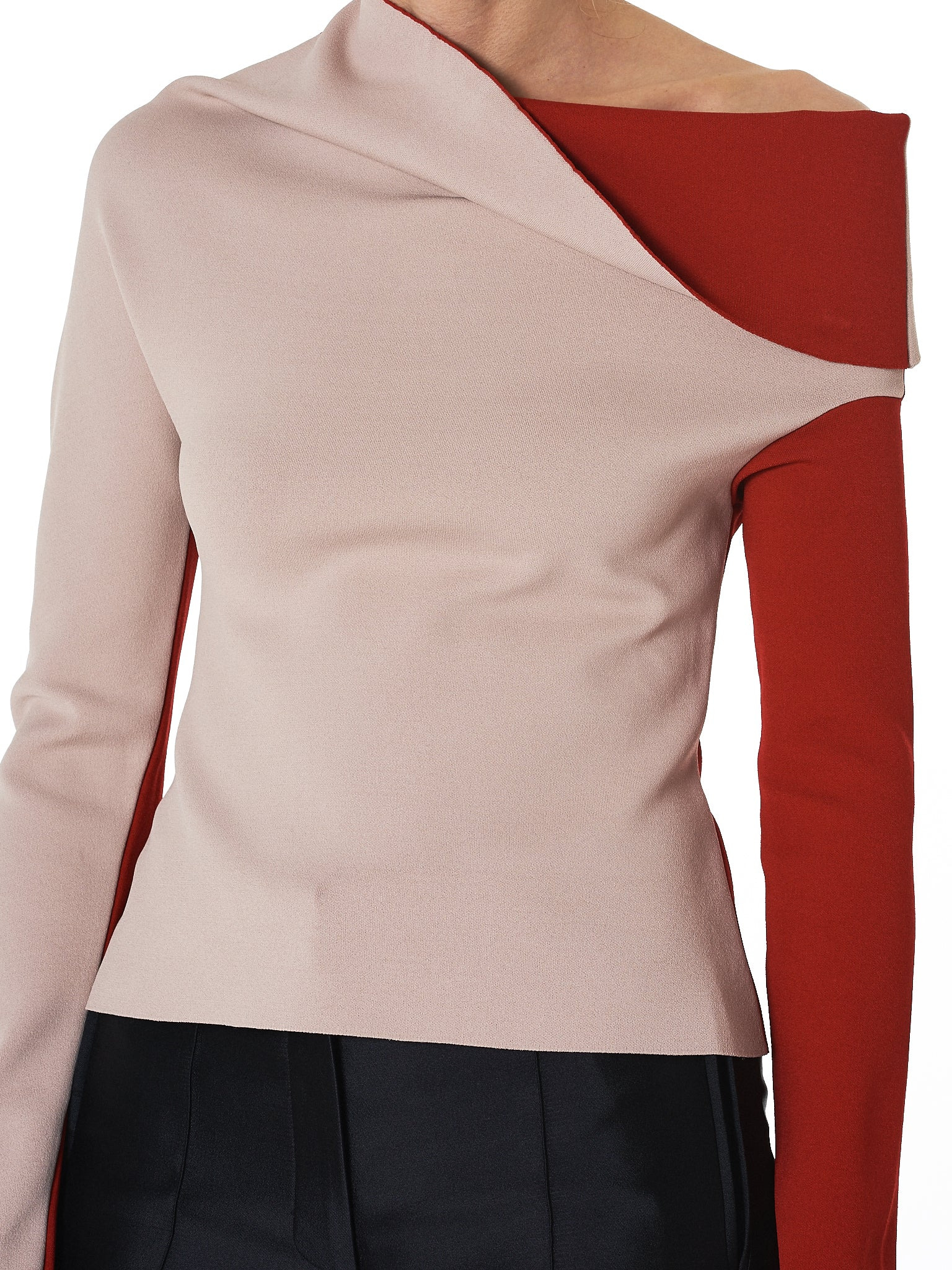 Draped Knit Sweater - 5