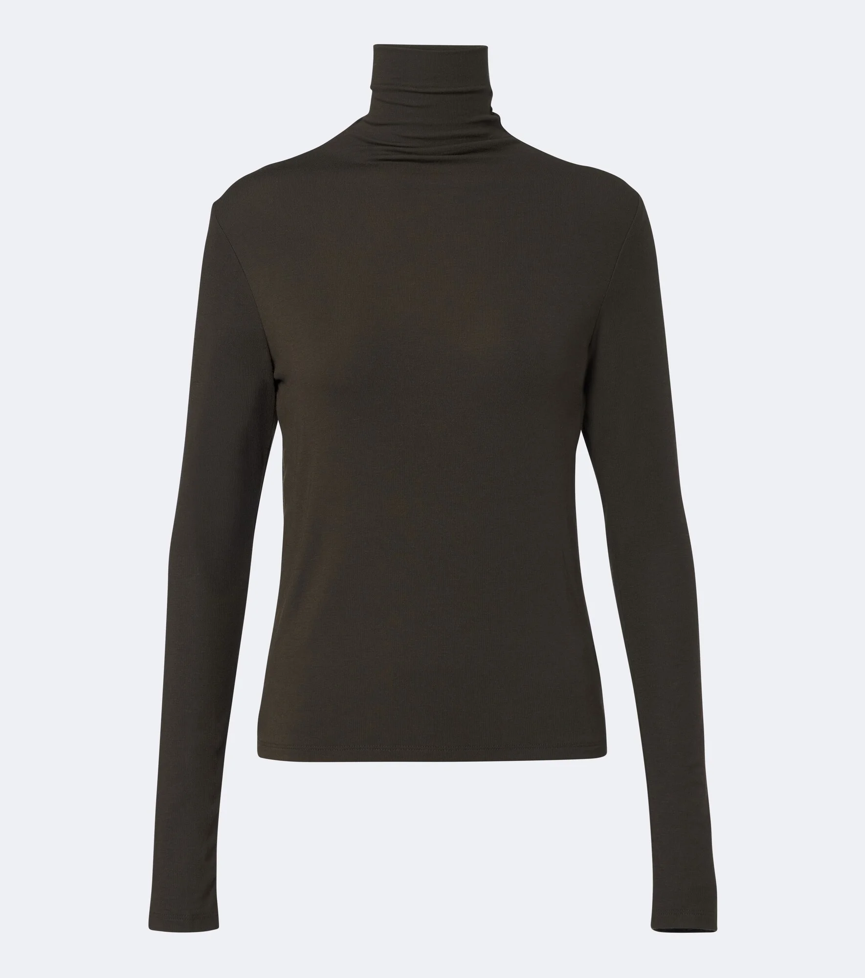 Jersey turtleneck top - 1