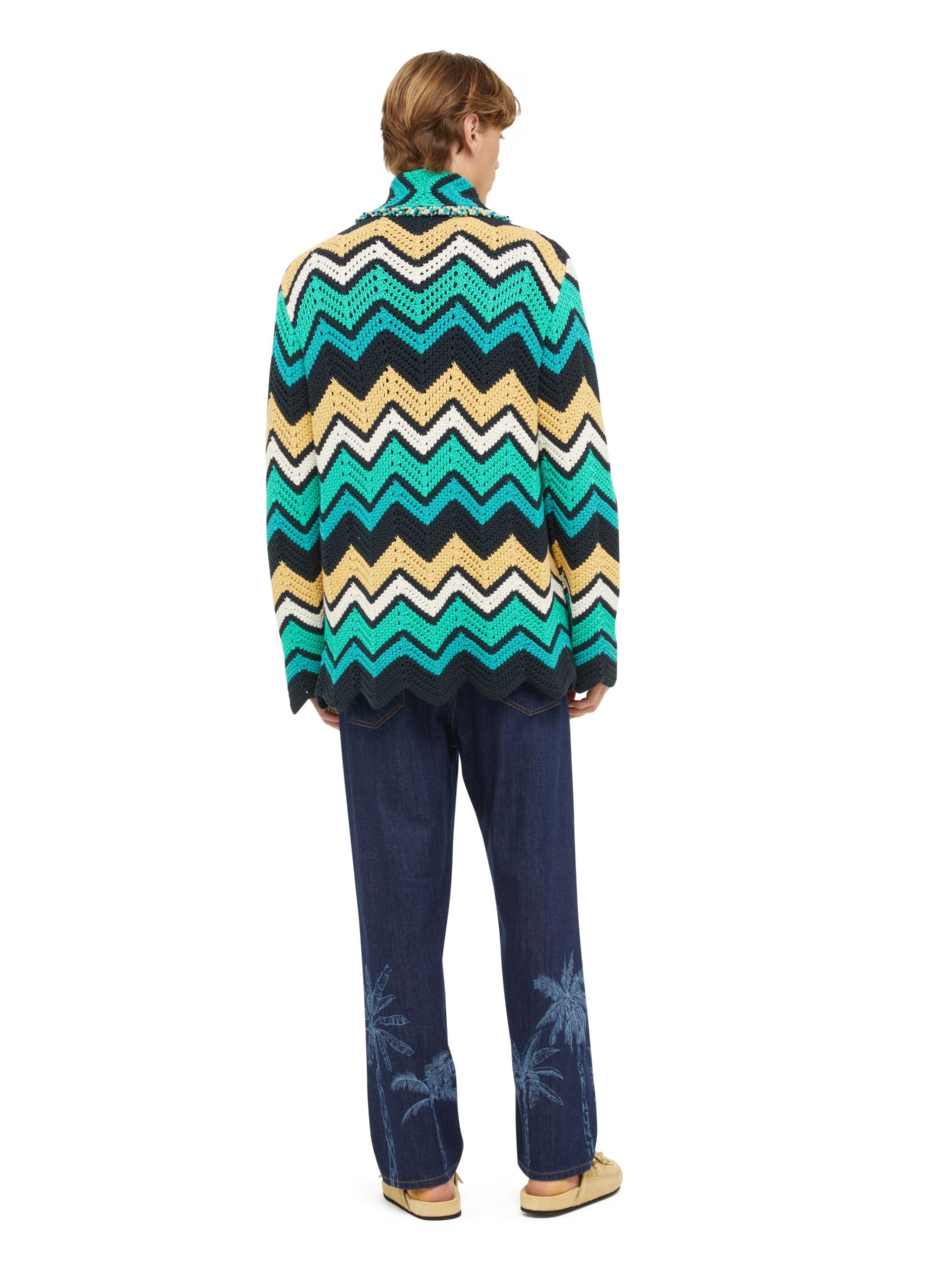 Kaleidoscopic Chevron Cardigan - 6