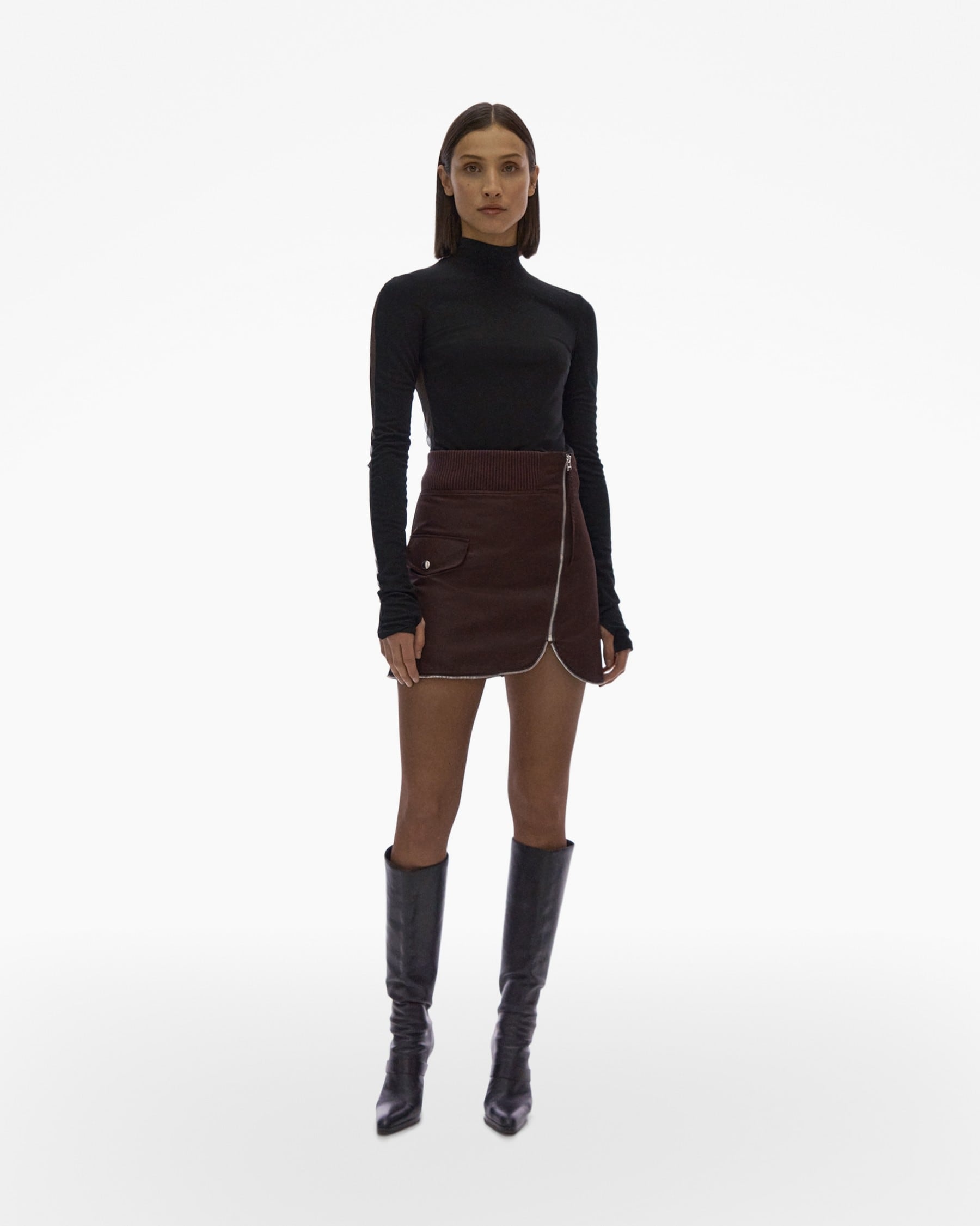 BOMBER MINI SKIRT - 2