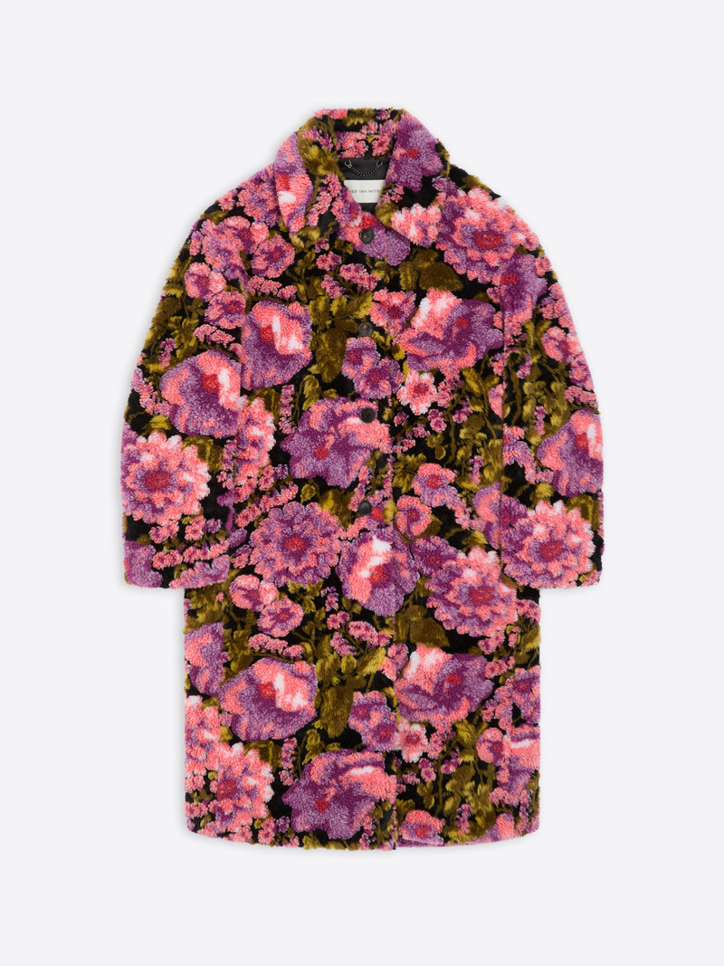 SHEARLING JACQUARD COAT 1