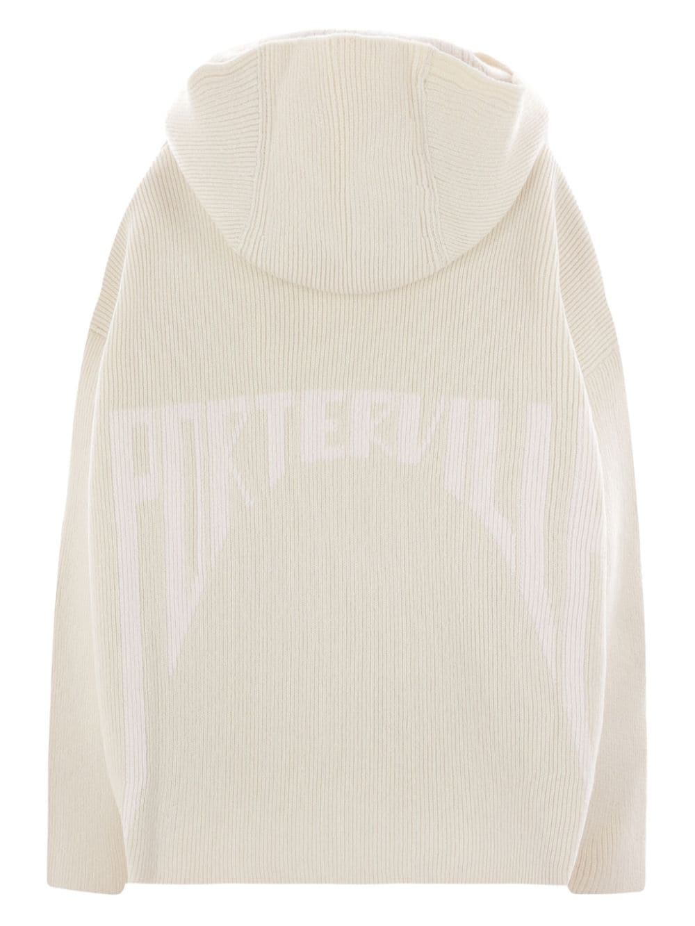 zipped hooded cardi-coat - 2