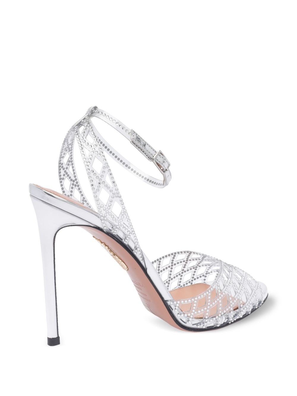 105mm leather sandals - 3