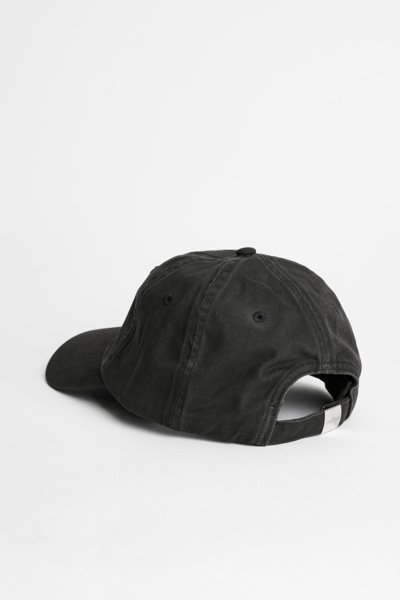 Stone Island STONE ISLAND BRUSHED COTTON GARBADINE HAT BLACK outlook