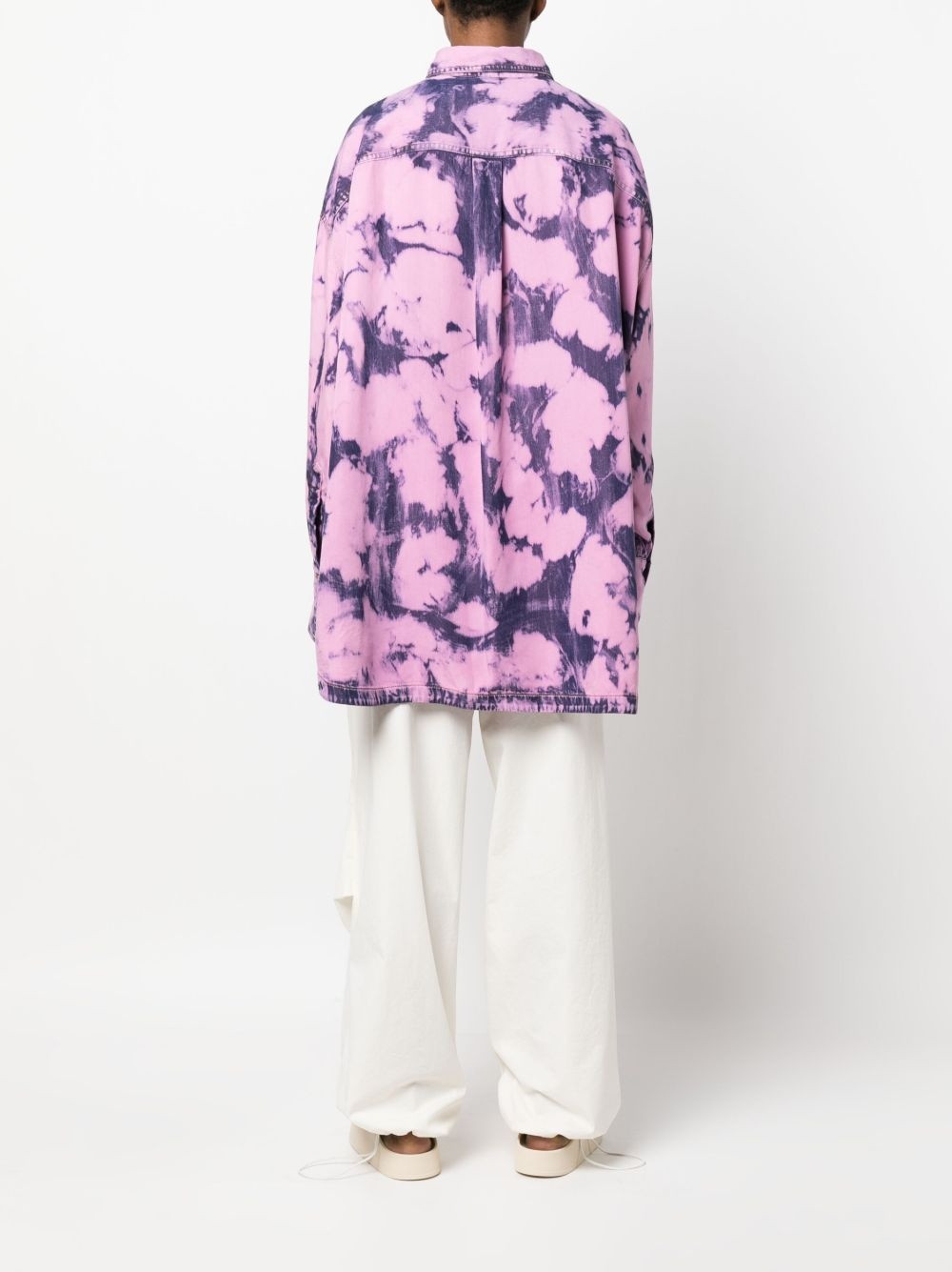 acid-wash TENCEL™ shirt - 4