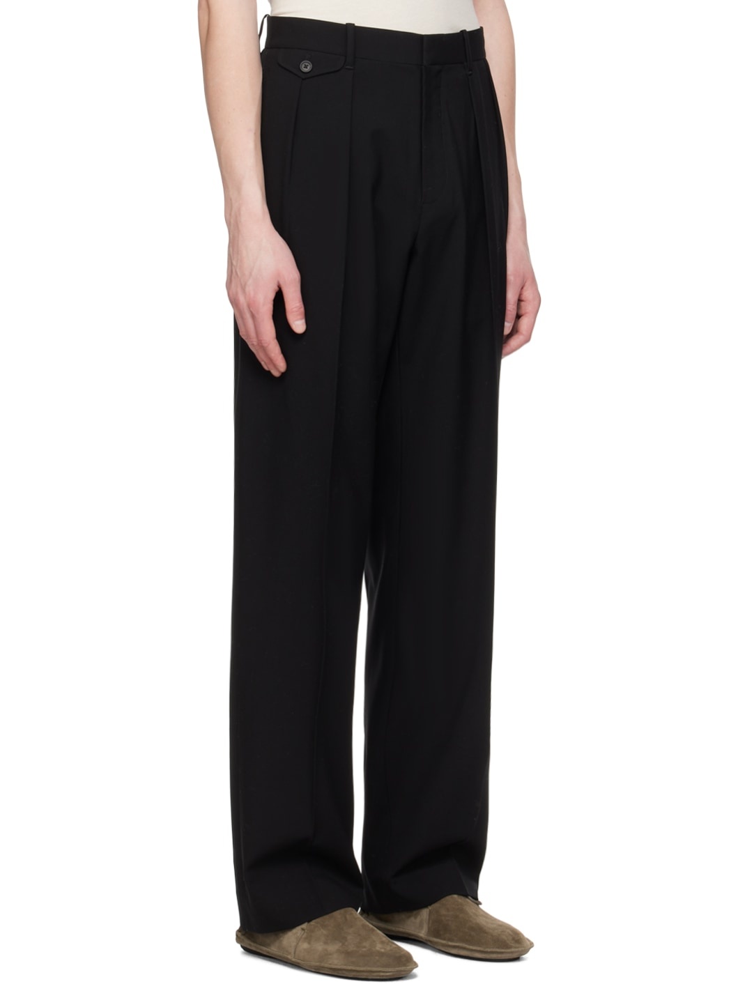 Black Marcello Trousers - 2