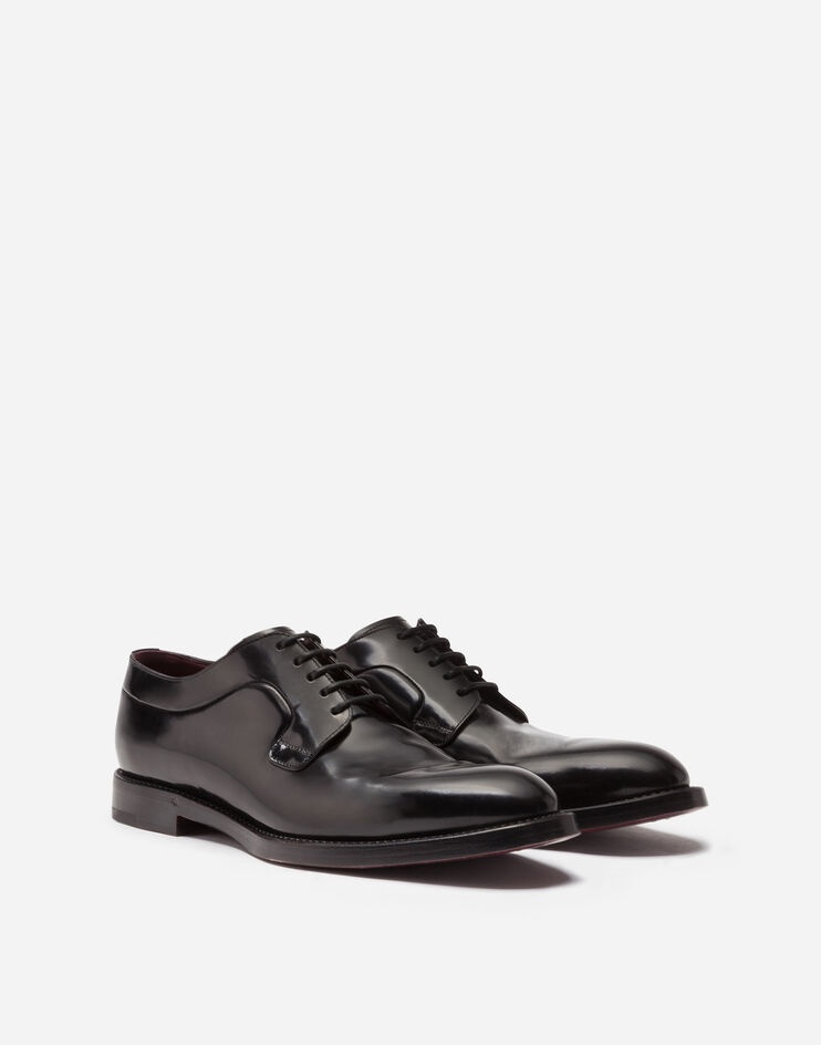 Brushed calfskin derby shoes - 2